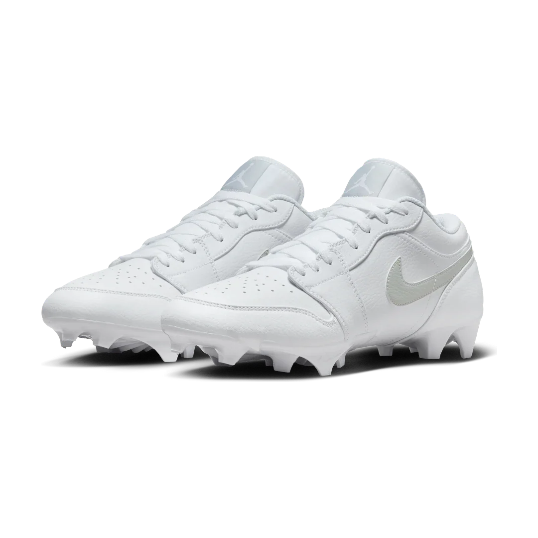 Air Jordan 1 Low TD Cleat White Grey Fog, White/Grey Fog/White (FJ6245-101)