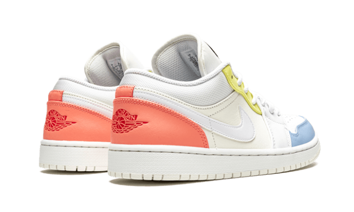 Air Jordan 1 Low To My First Coach, Sail/White/Light Zitron/Summit White/Opti Yellow (DJ6909-100)