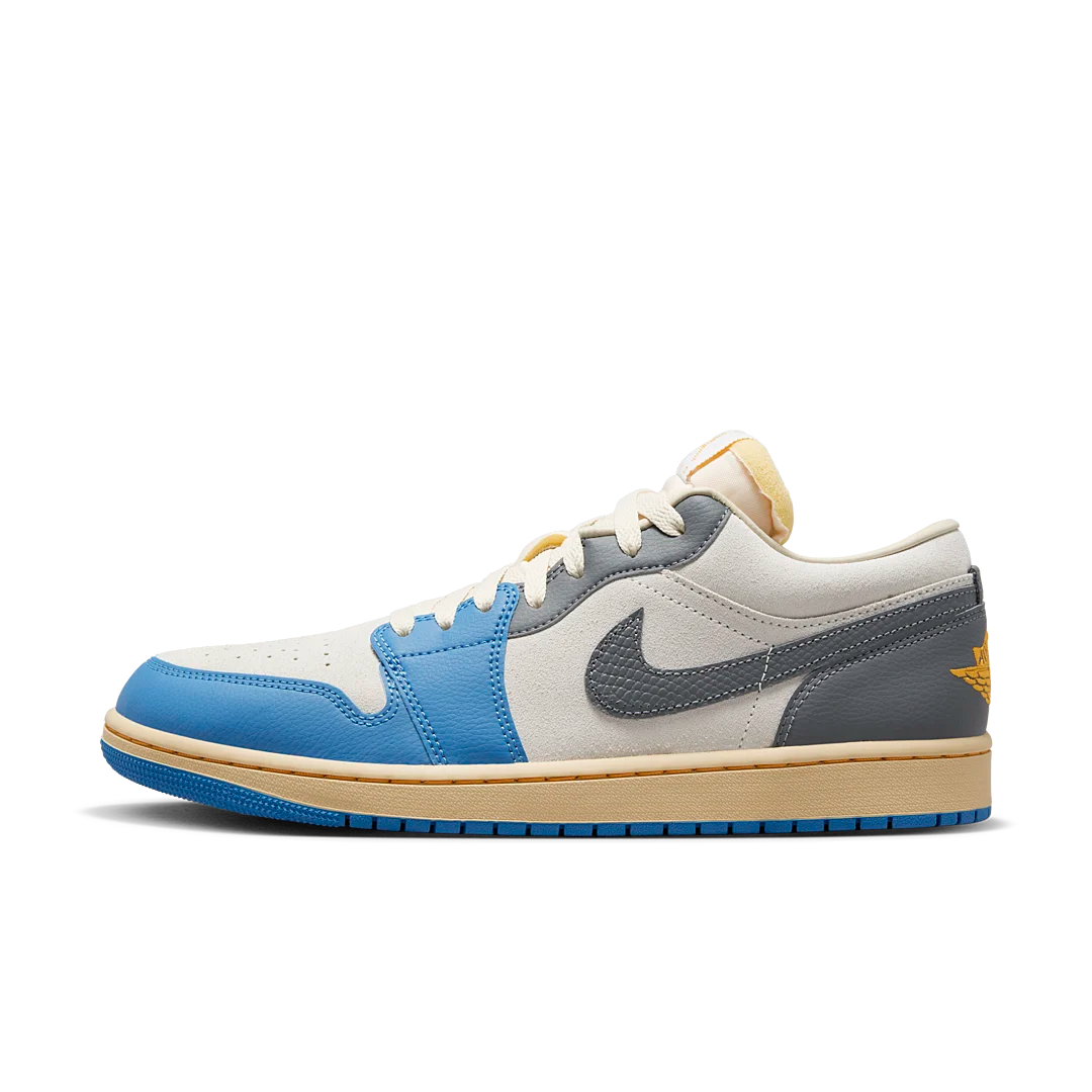 Air Jordan 1 Low Vintage UNC Grey, White/University Blue-Grey-Sail (DZ5376-469)