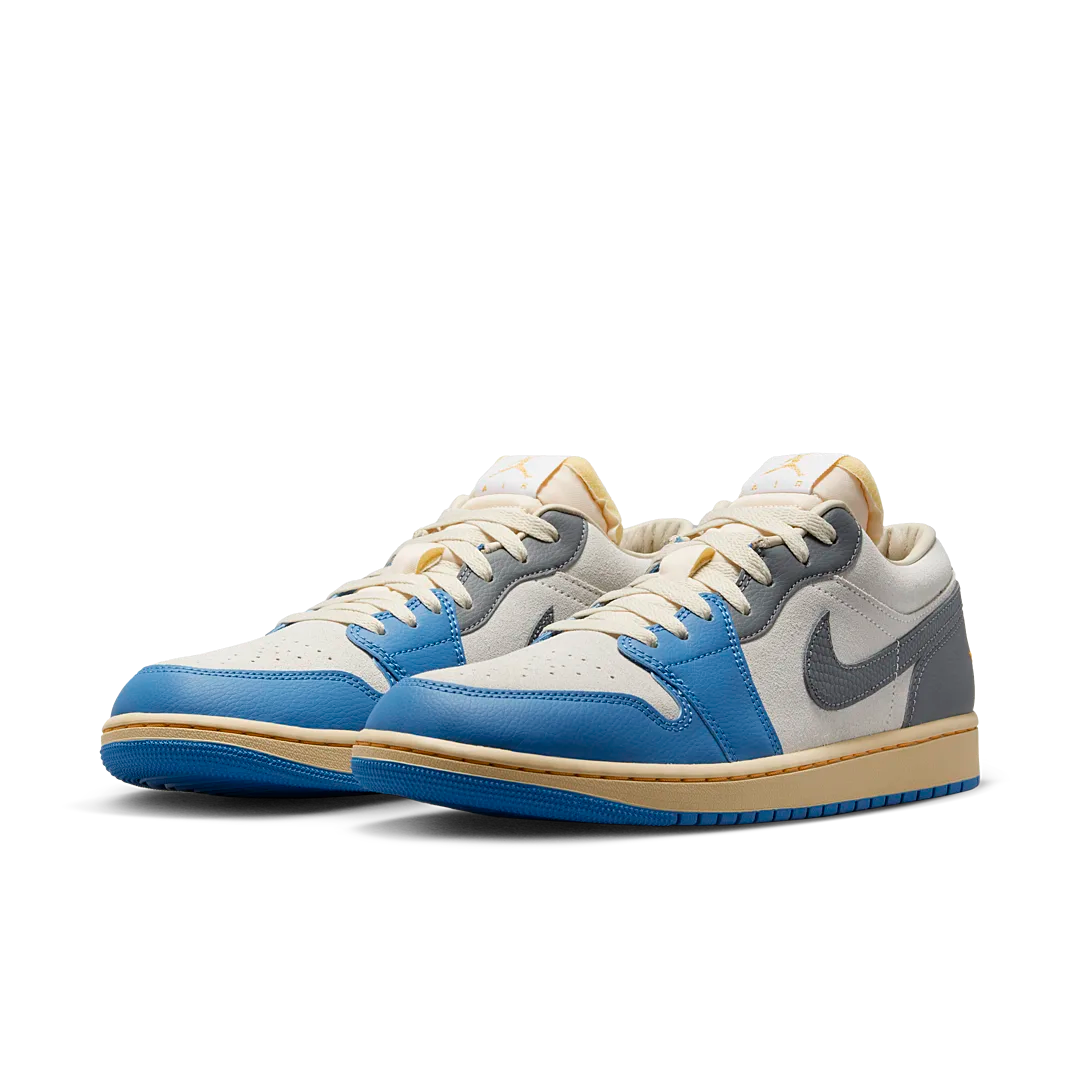 Air Jordan 1 Low Vintage UNC Grey, White/University Blue-Grey-Sail (DZ5376-469)