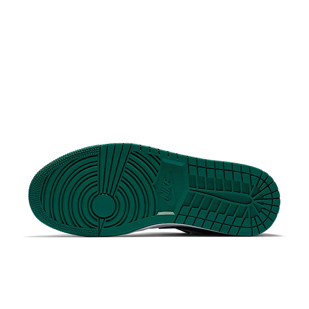 Air Jordan 1 Low White Black Mystic Green, White/Black-Mystic Green (553558-113)