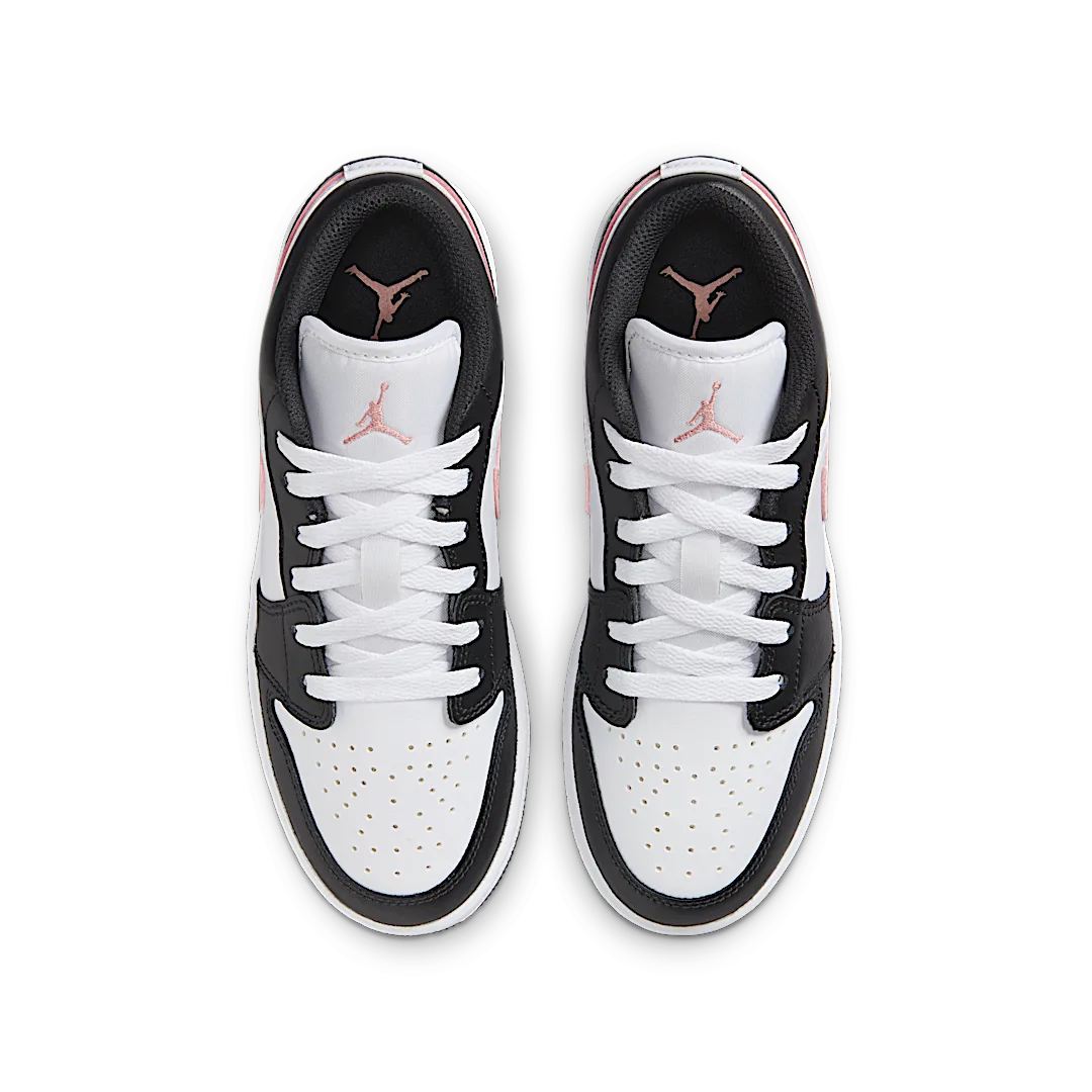 Air Jordan 1 Low White Black Rust Pink, White/Black/Rust Pink (553560-165)