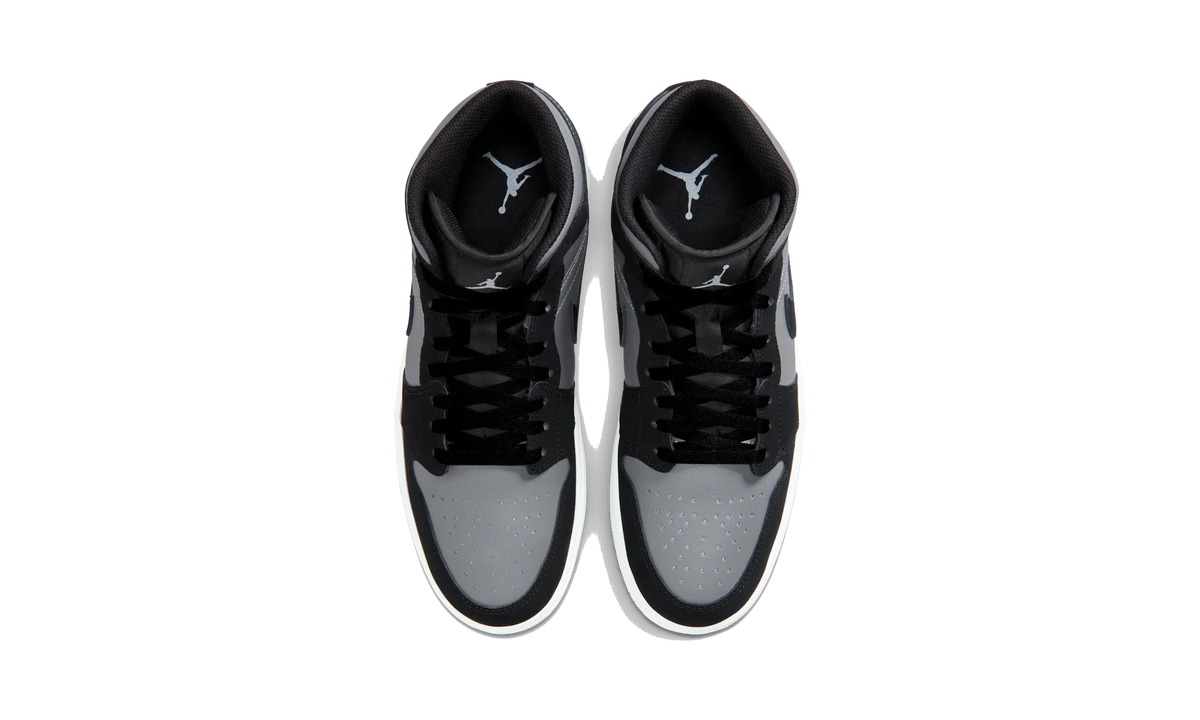 Air Jordan 1 Mid Black Cool Grey Light Armoury Blue