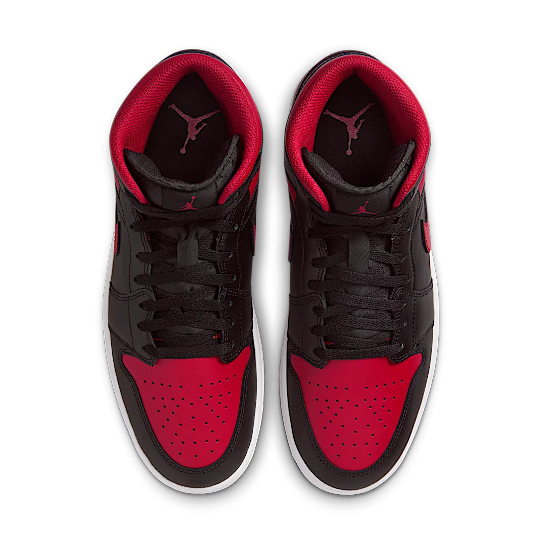 Air Jordan 1 Mid Bred Twist, Black/Varsity Red/Summit White (DQ8426-067)