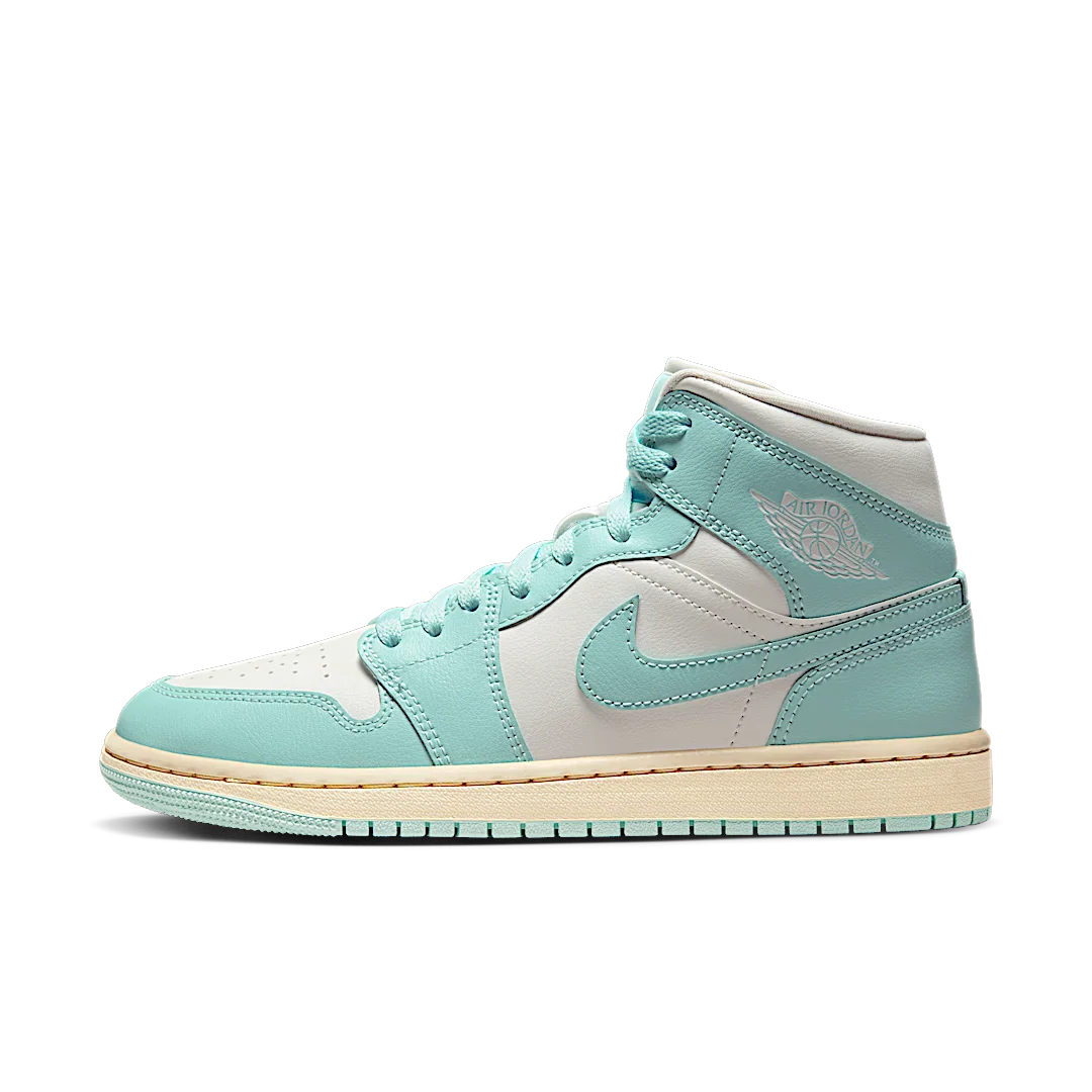 Air Jordan 1 Mid Light Dew, Sail/Muslin/Light Dew (BQ6472-132)