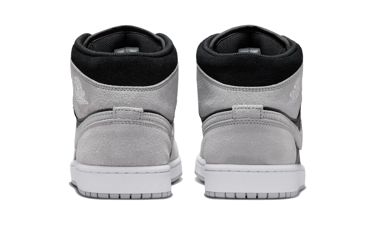 Air Jordan 1 Mid Light Smoke Grey Black