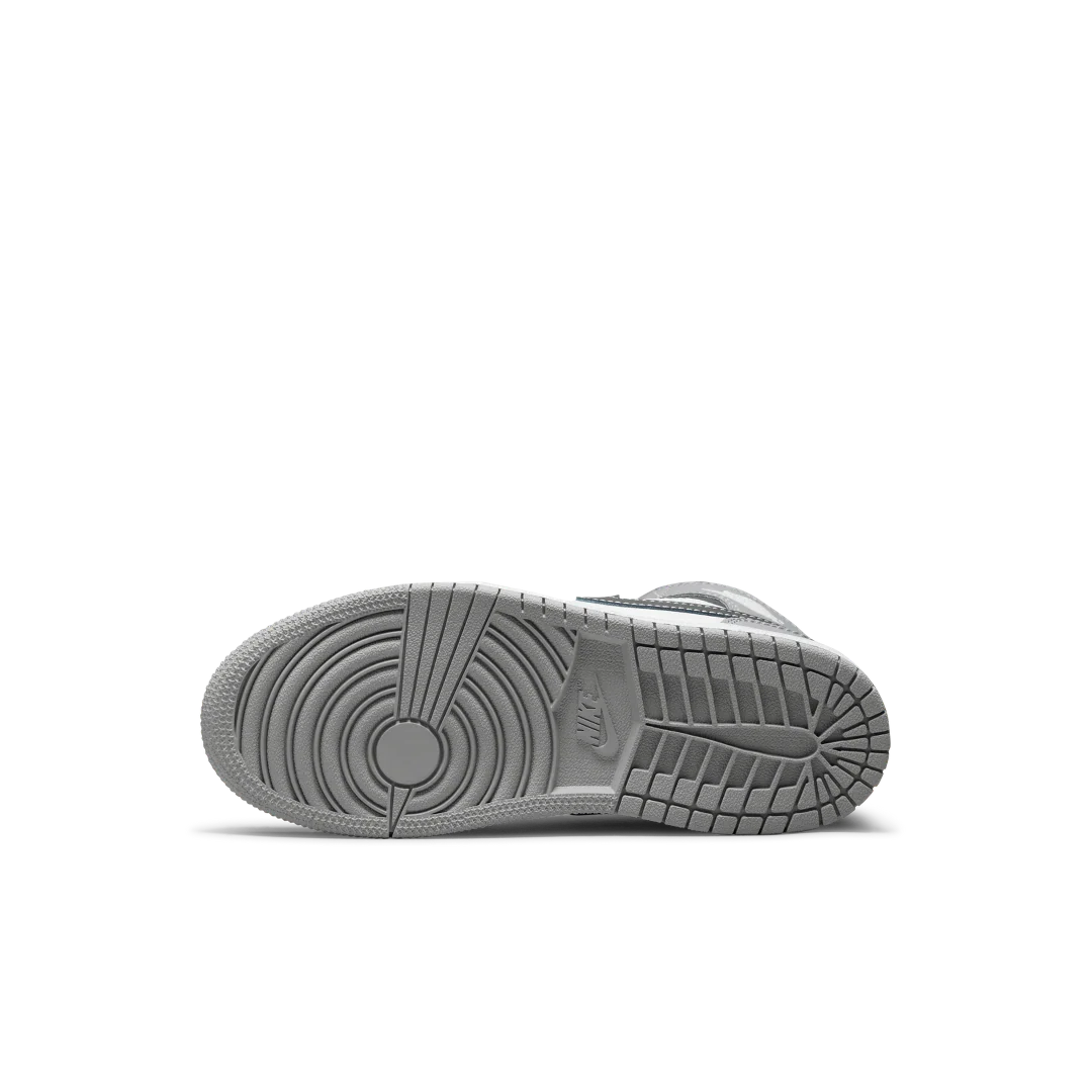 Air Jordan 1 Mid Light Smoke Grey (2022) (PS), Light Smoke Grey/Anthracite/White (640734-078)