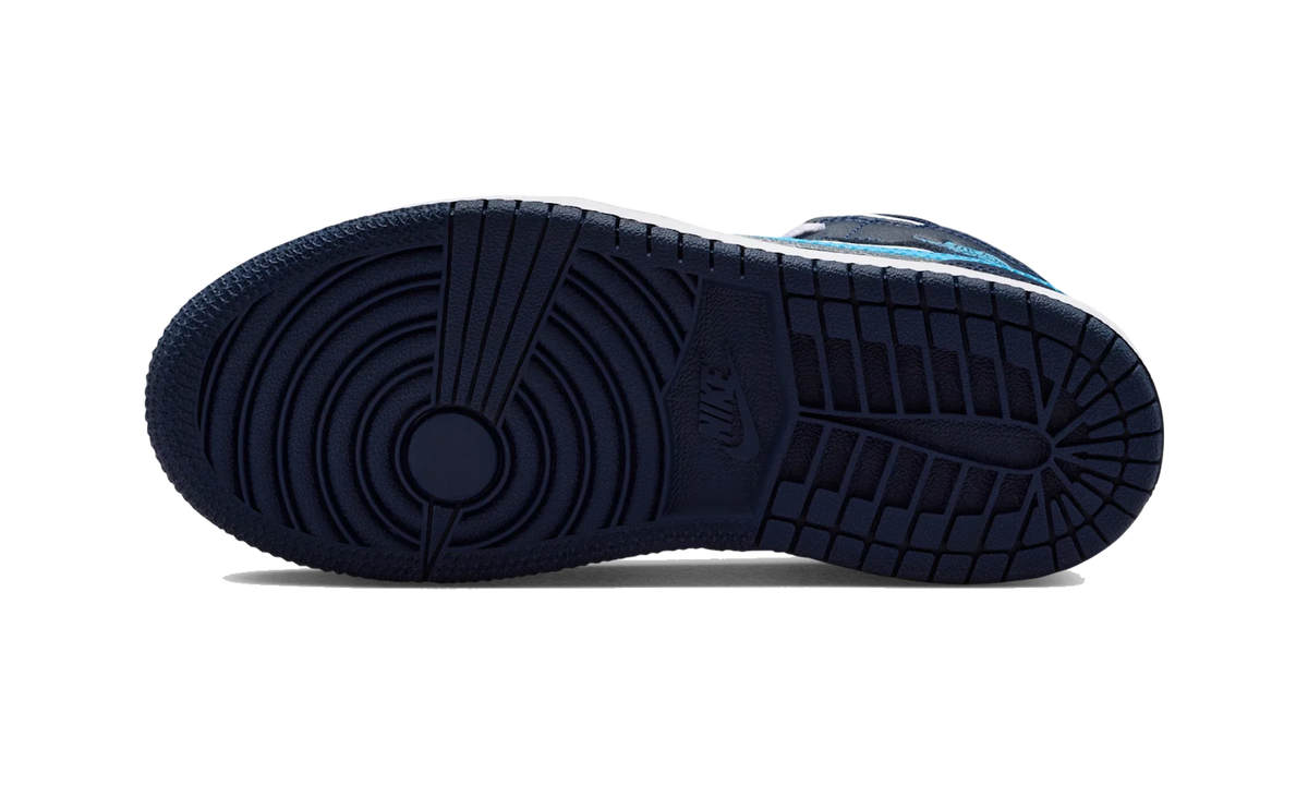 Air Jordan 1 Mid Obsidian Dark Powder Blue (PS)