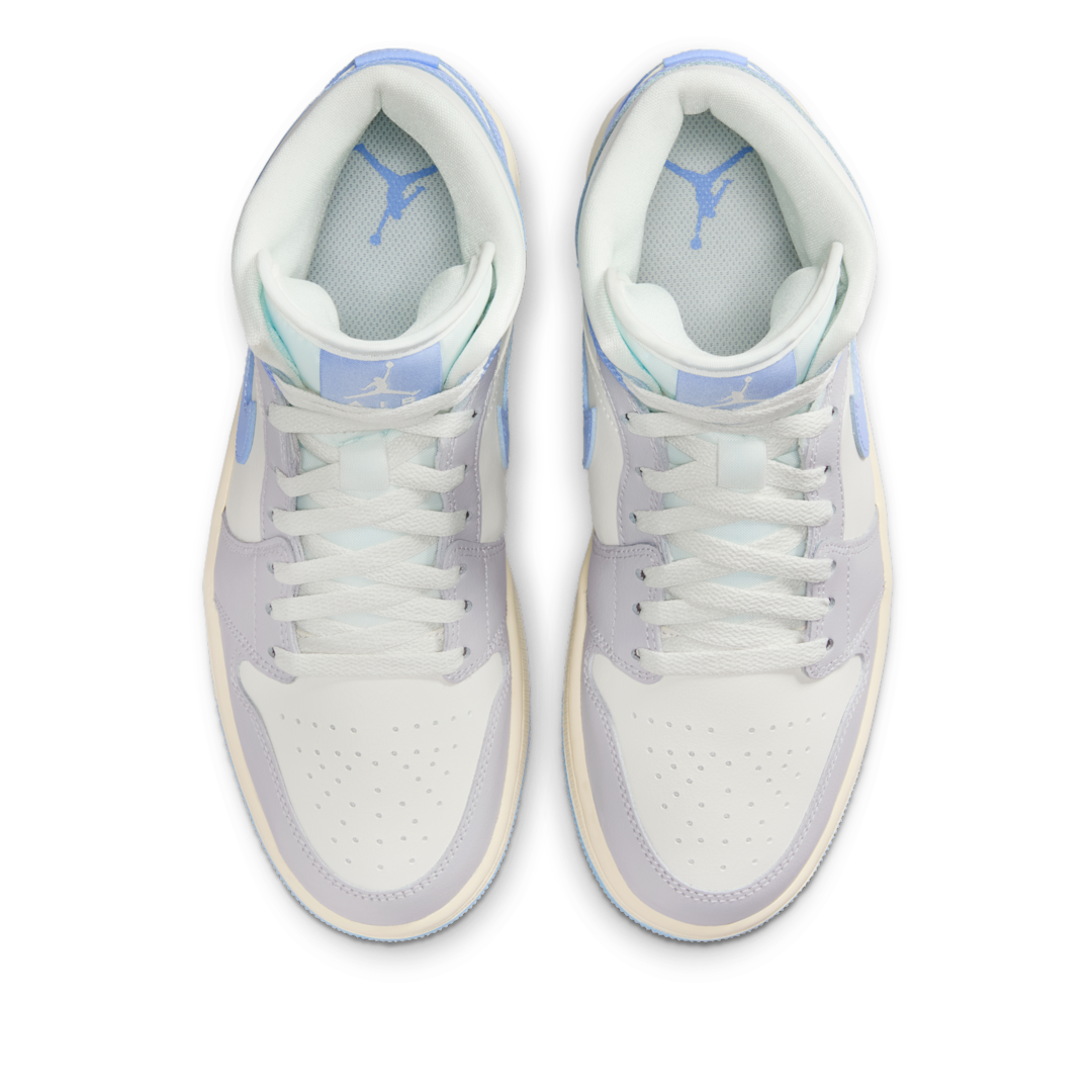 Air Jordan 1 Mid Psychic Blue Sail Coconut Milk