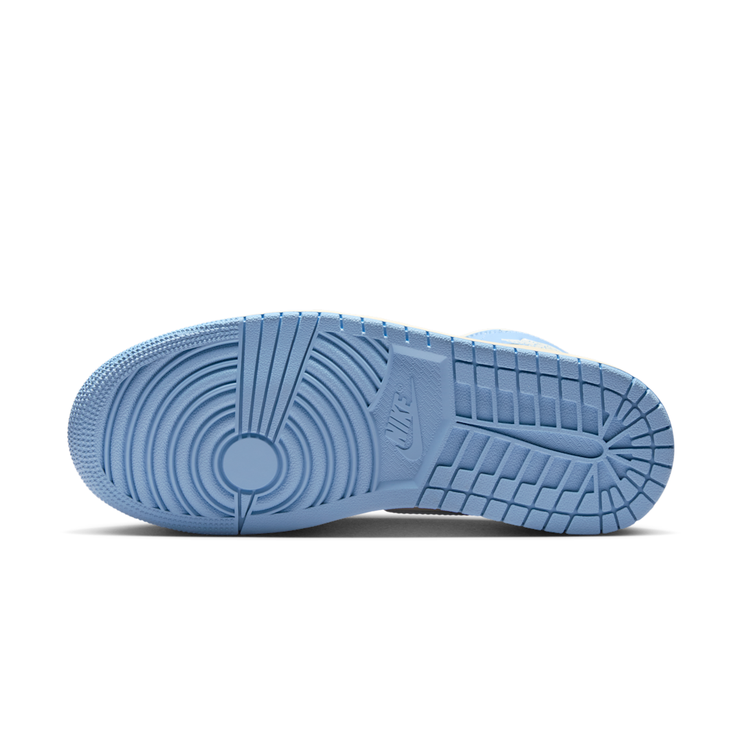 Air Jordan 1 Mid Psychic Blue Sail Coconut Milk
