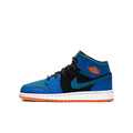 Air Jordan 1 Mid Racer Blue Green Abyss