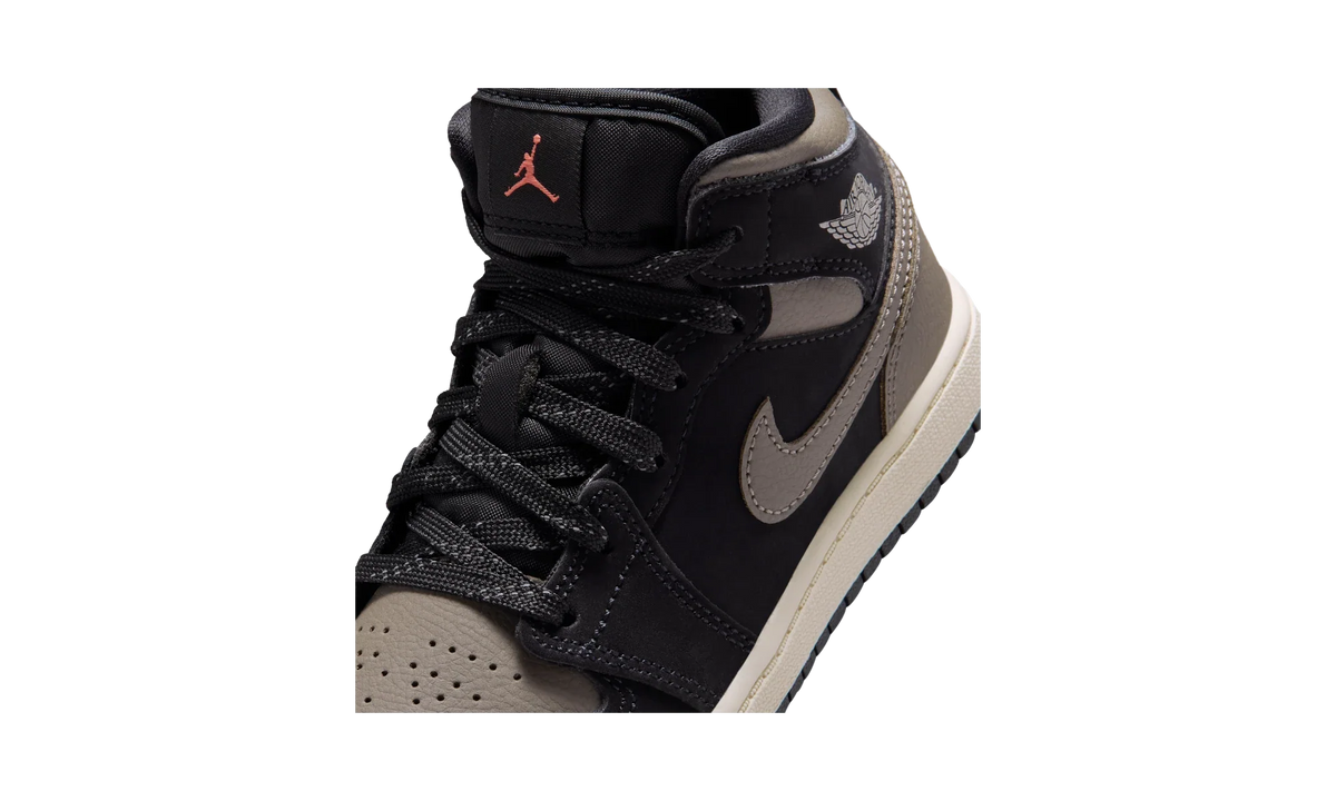 Air Jordan 1 Mid SE Olive Grey (PS)