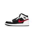 Air Jordan 1 Mid White Black Chile Red