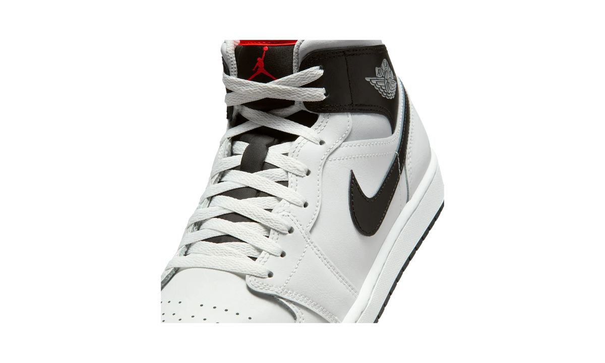 Air Jordan 1 Mid White Neutral Grey Infrared