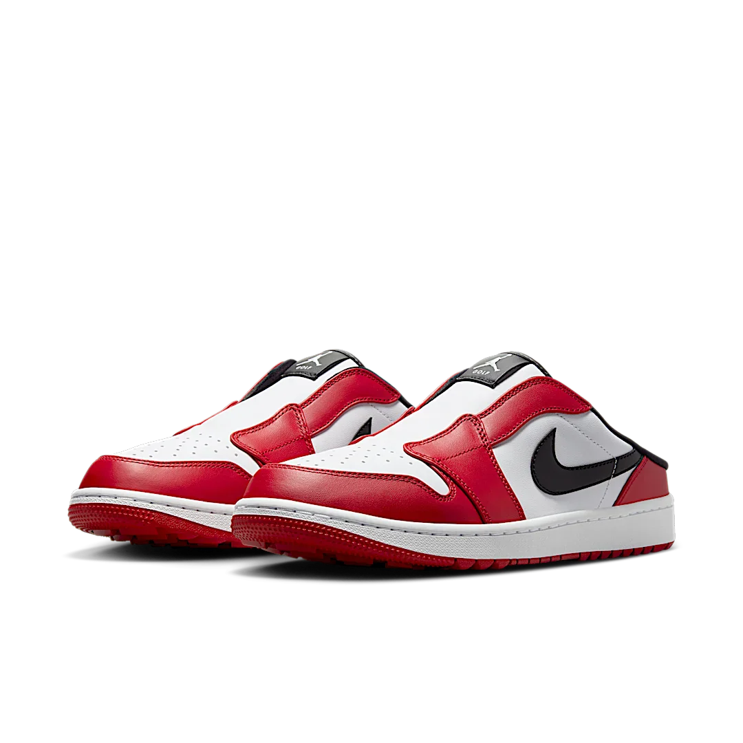 Air Jordan 1 Mule Golf Chicago, White/Varsity Red/Black (FJ1214-101)