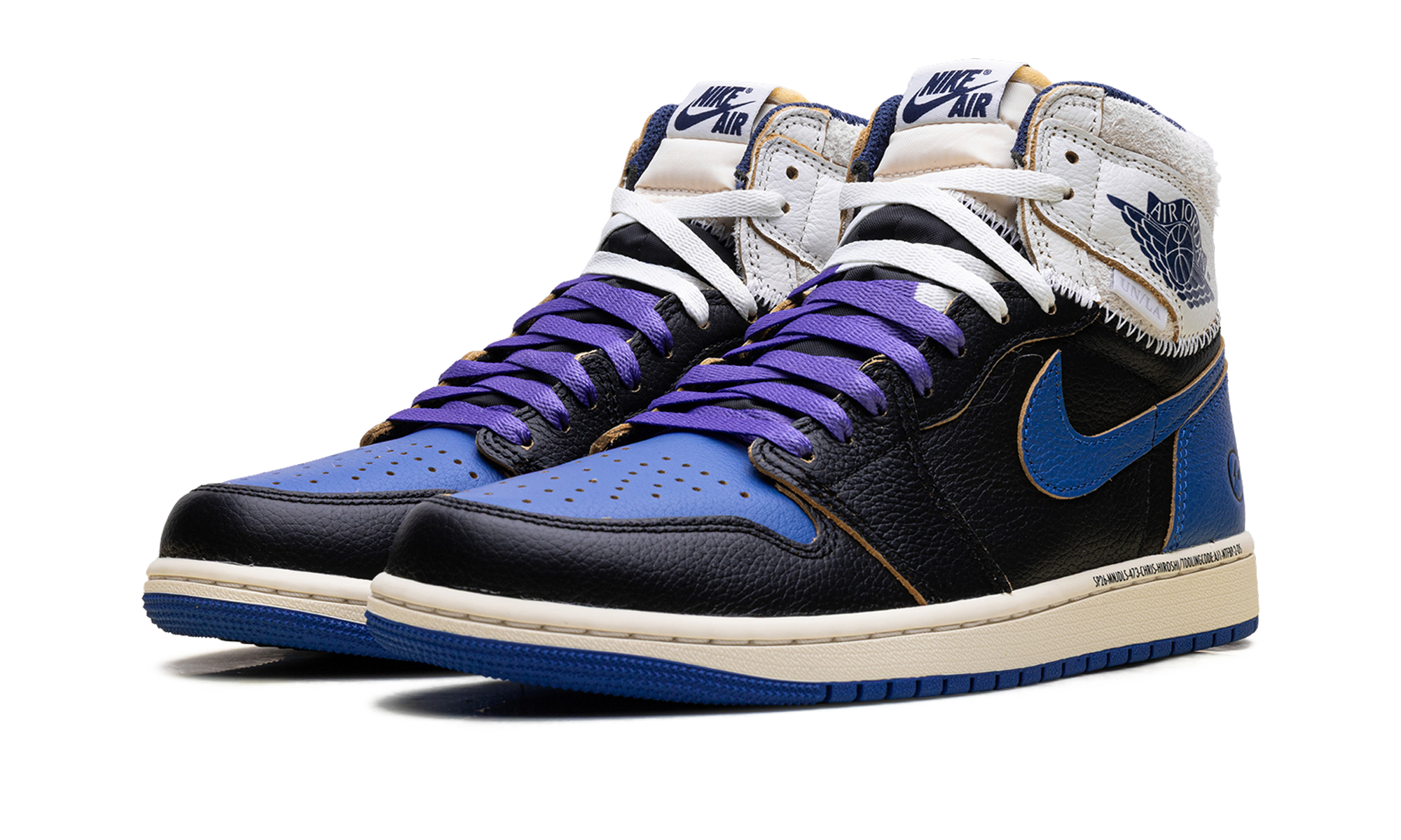 Air Jordan 1 Retro High OG SP Fragment x Union LA Sport Royal