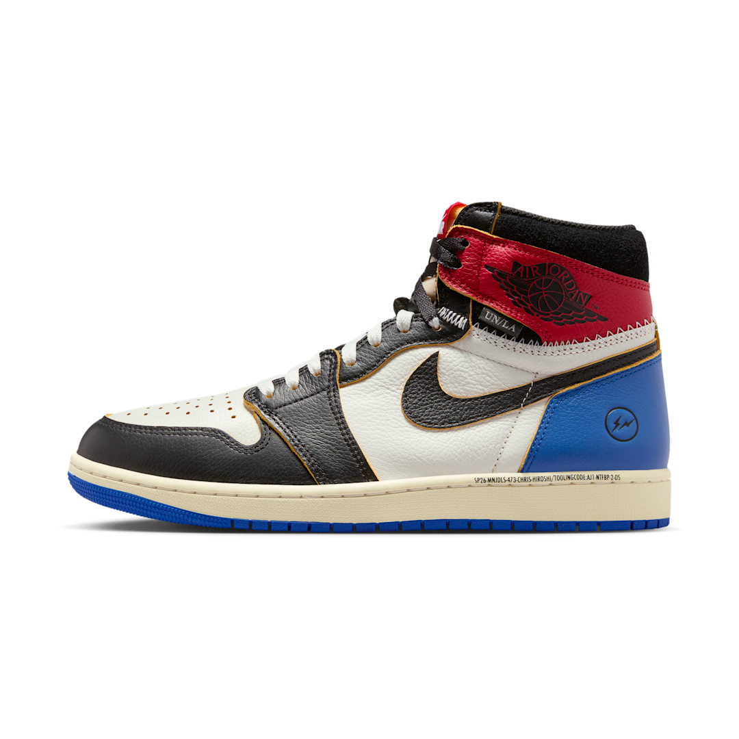 Air Jordan 1 Retro High OG SP Fragment x Union LA Varsity Red Sport Royal