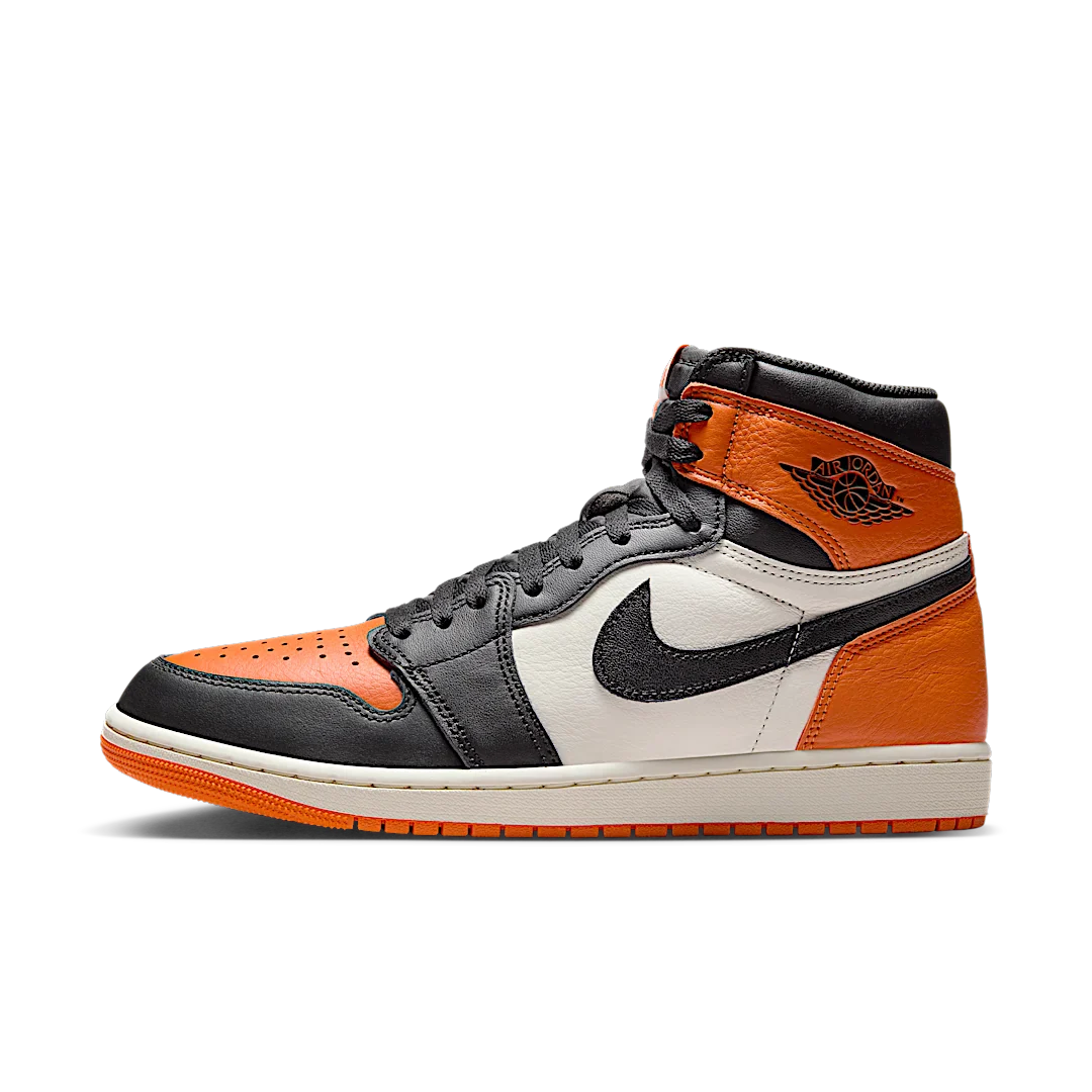 Air Jordan 1 Retro High OG Shattered Backboard (2025), Black/Black-Sail-Starfish (DZ5485-008)