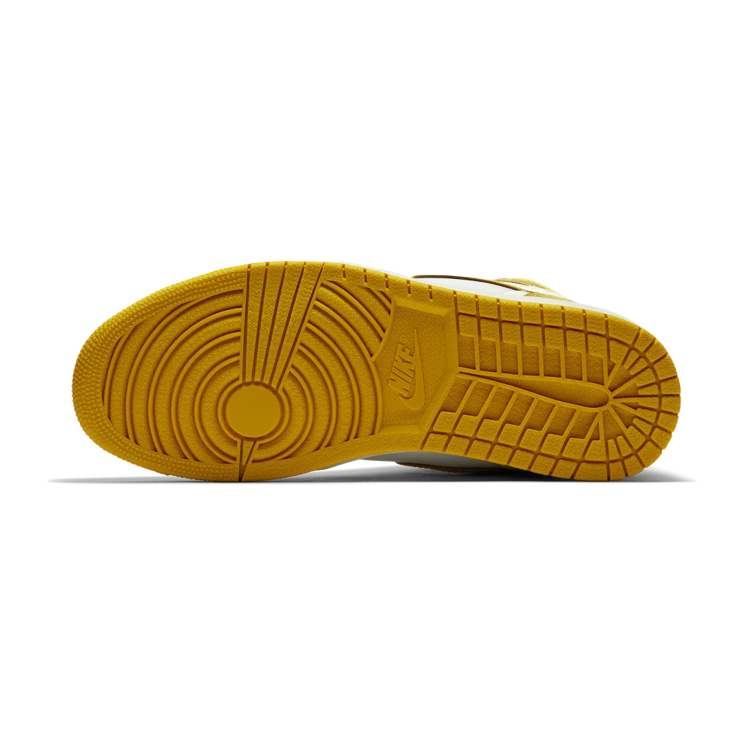 Air Jordan 1 Retro High Yellow Ochre, Summit White/Yellow Ochre-Black (555088-109)