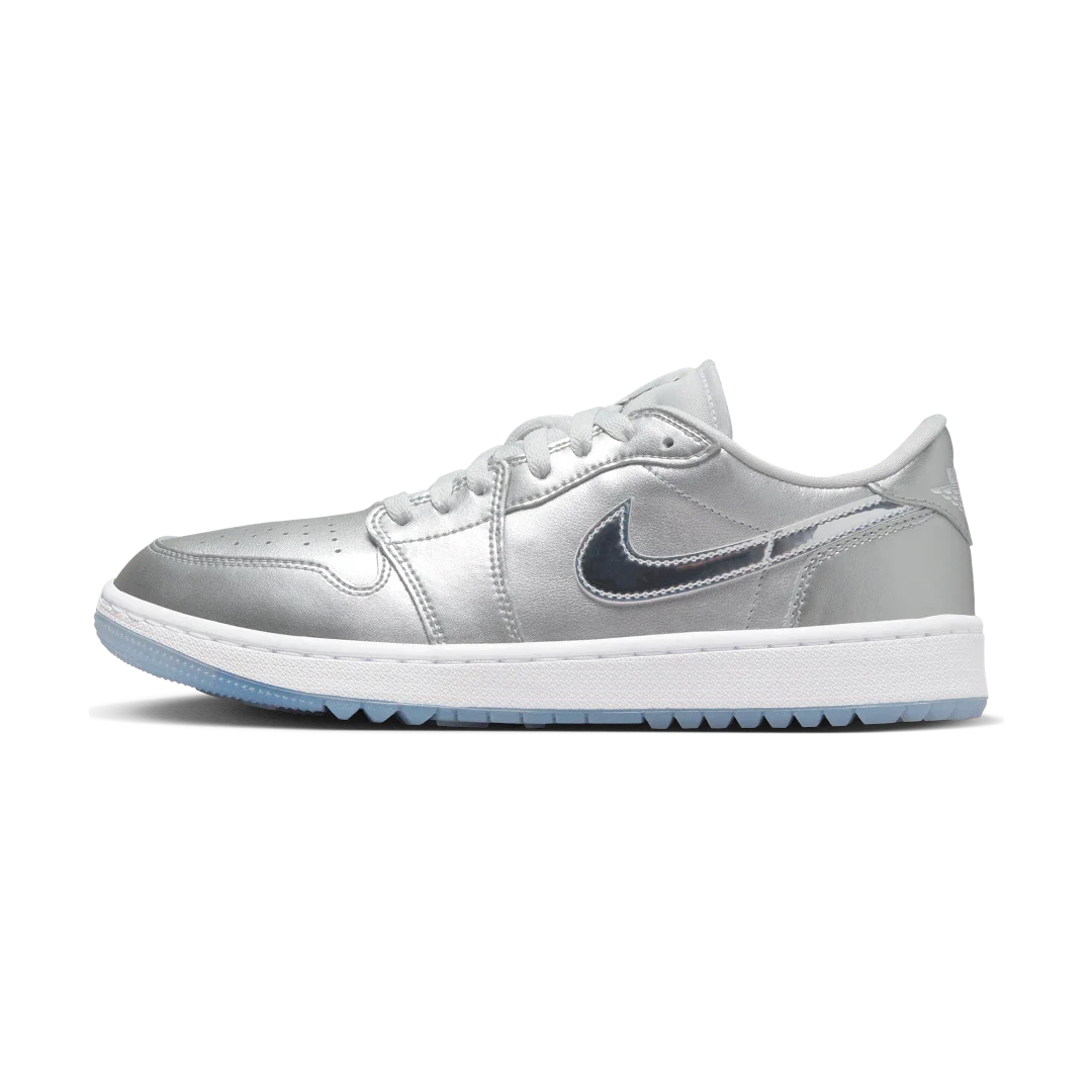 Air Jordan 1 Retro Low Golf Gift Giving Pack, Metallic Silver/Metallic Silver/Photon Dust/White (FD6848-001)