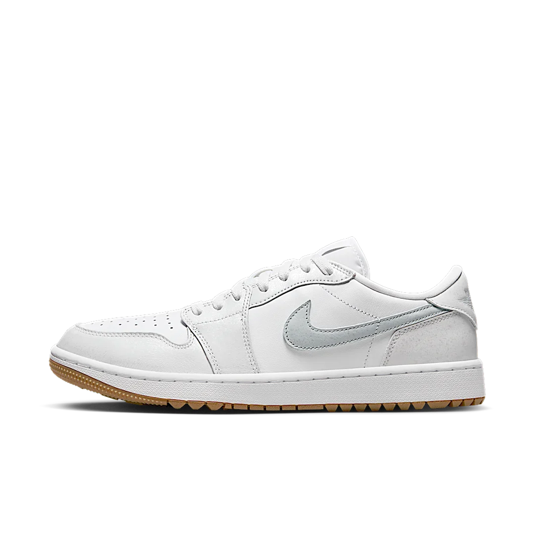 Air Jordan 1 Retro Low Golf White Gum, White/Pure Platinum/Gum Medium Brown (DD9315-111)