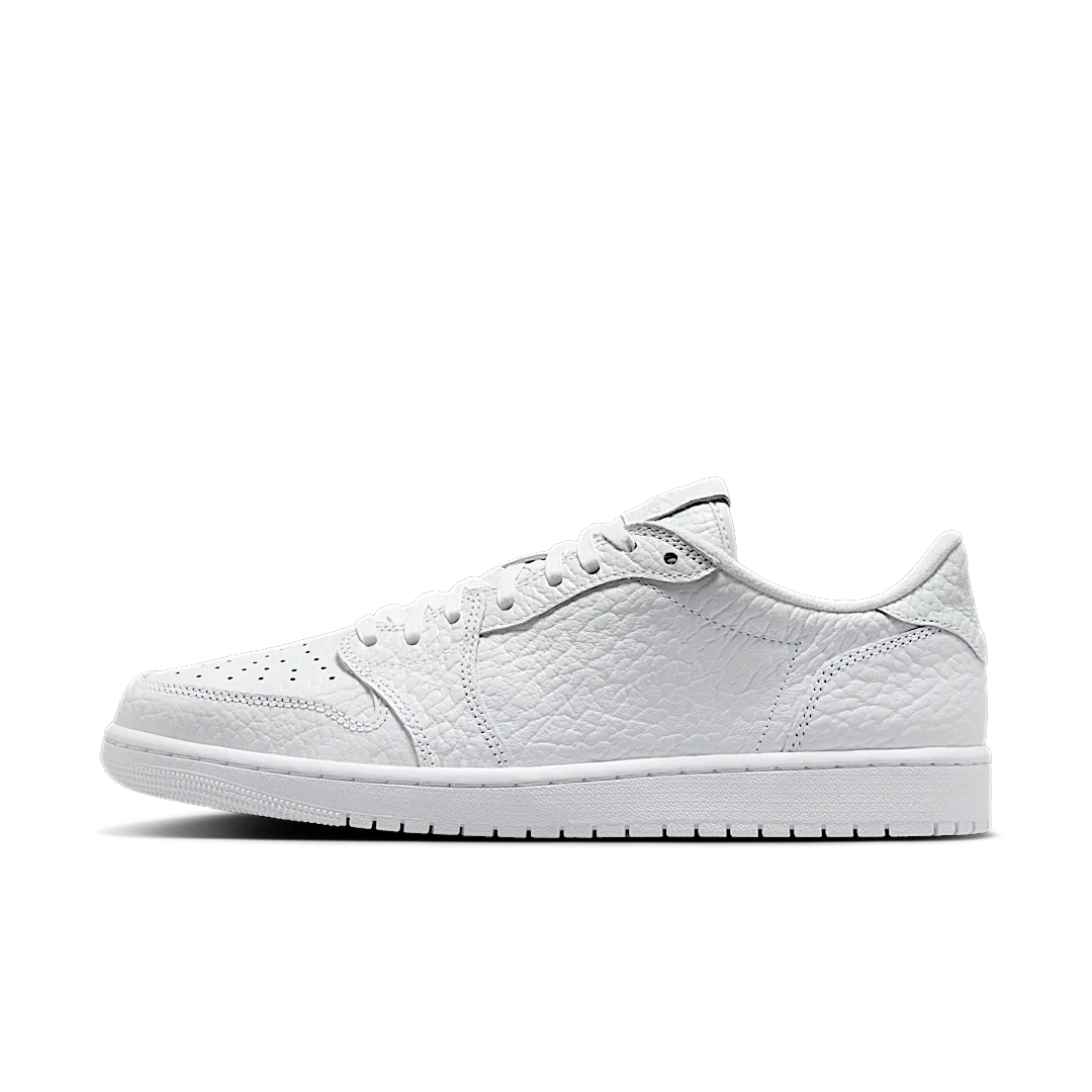 Air Jordan 1 Retro Low Swooshless Triple White (2025), White/White/White (872782-100)