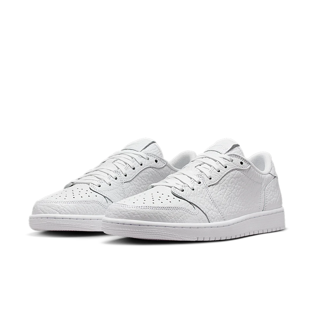Air Jordan 1 Retro Low Swooshless Triple White (2025), White/White/White (872782-100)
