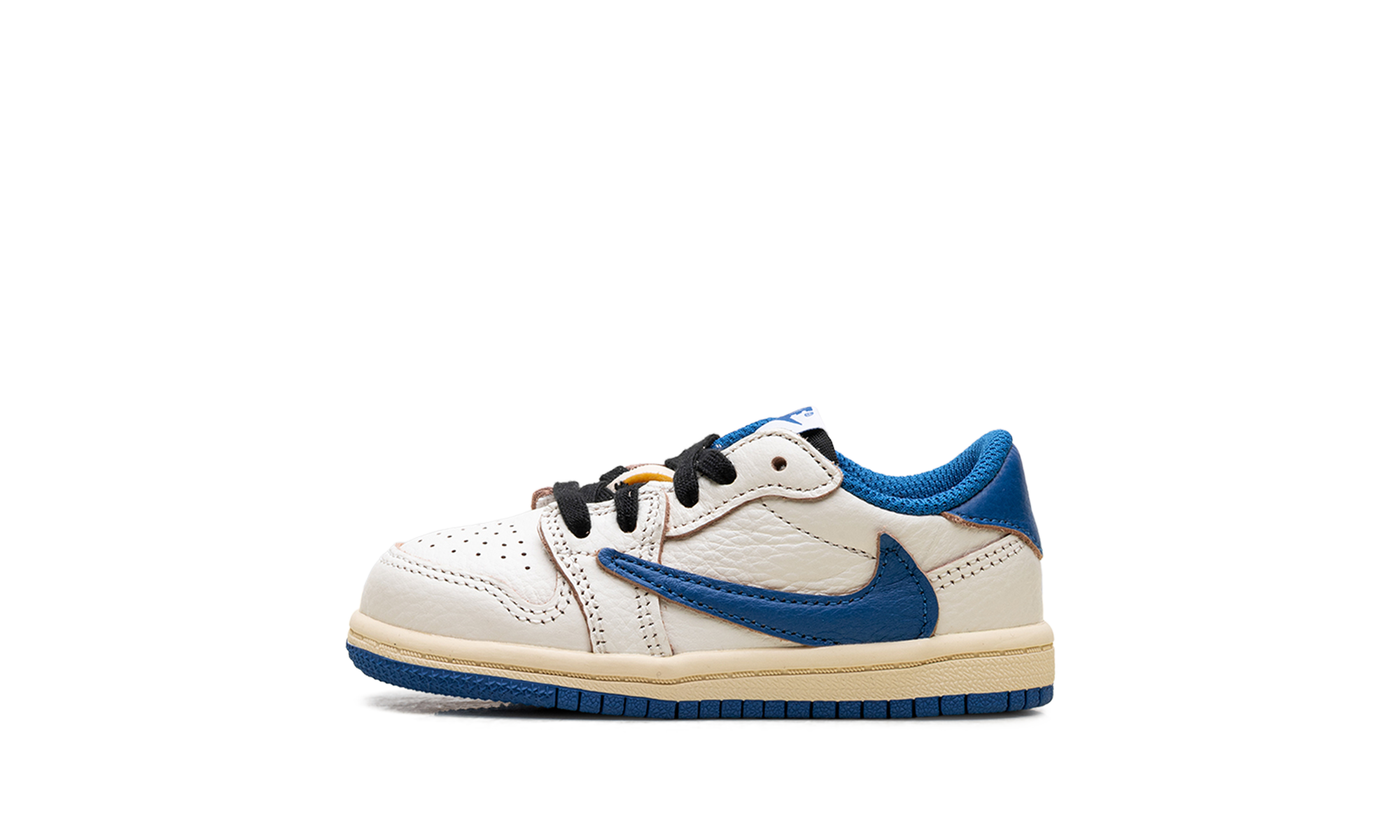 Air Jordan 1 Retro Low OG SP Fragment x Travis Scott Sail Military Blue (TD)