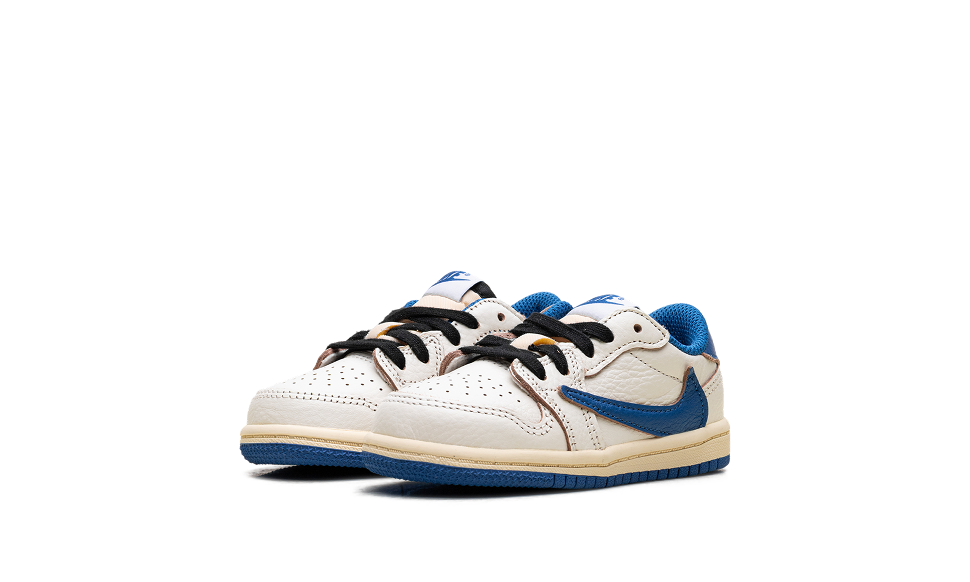 Air Jordan 1 Retro Low OG SP Fragment x Travis Scott Sail Military Blue (TD)