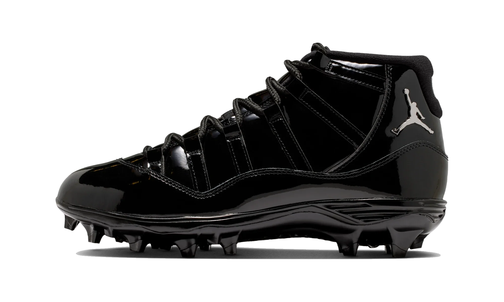 Air Jordan 11 Mid TD Cleat Patent Black