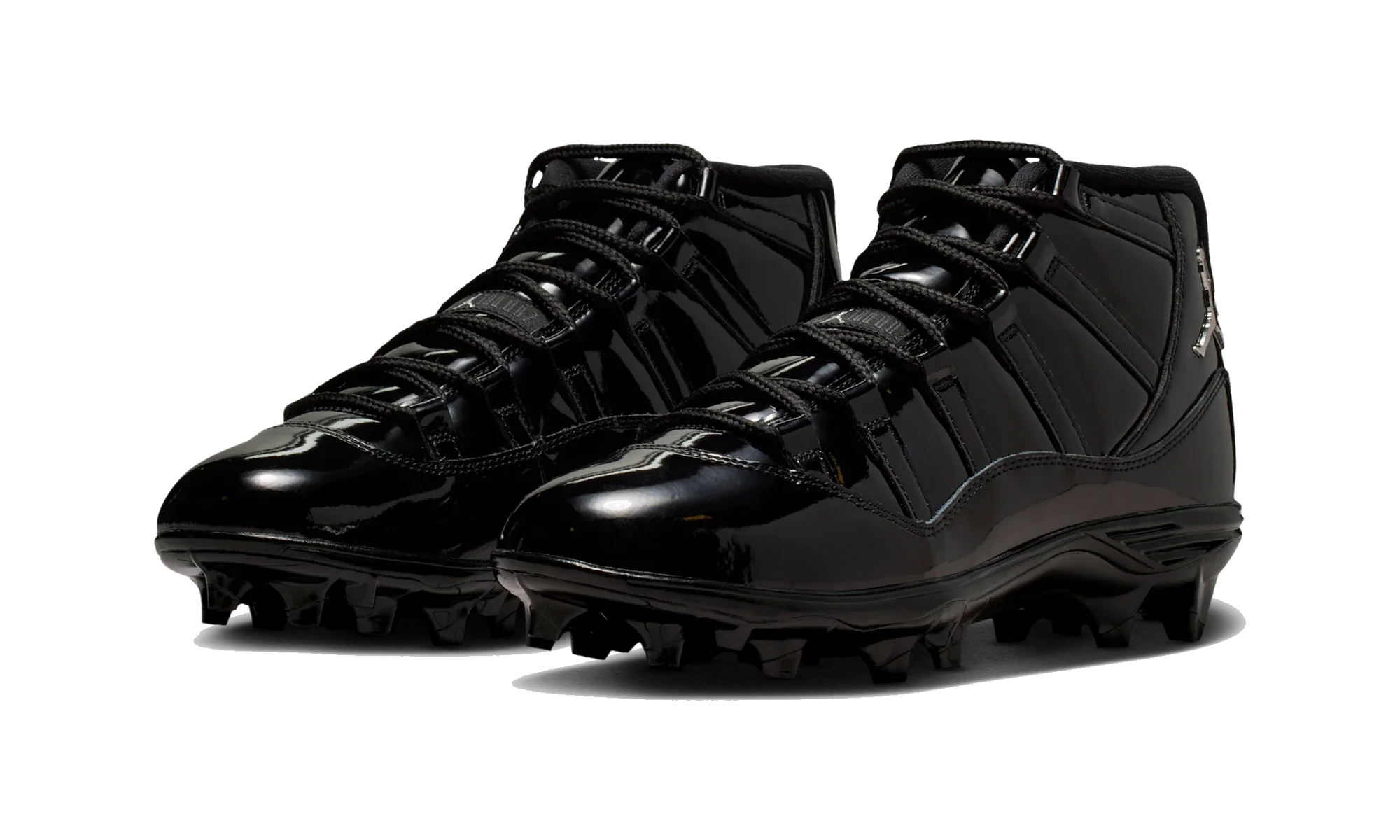 Air Jordan 11 Mid TD Cleat Patent Black