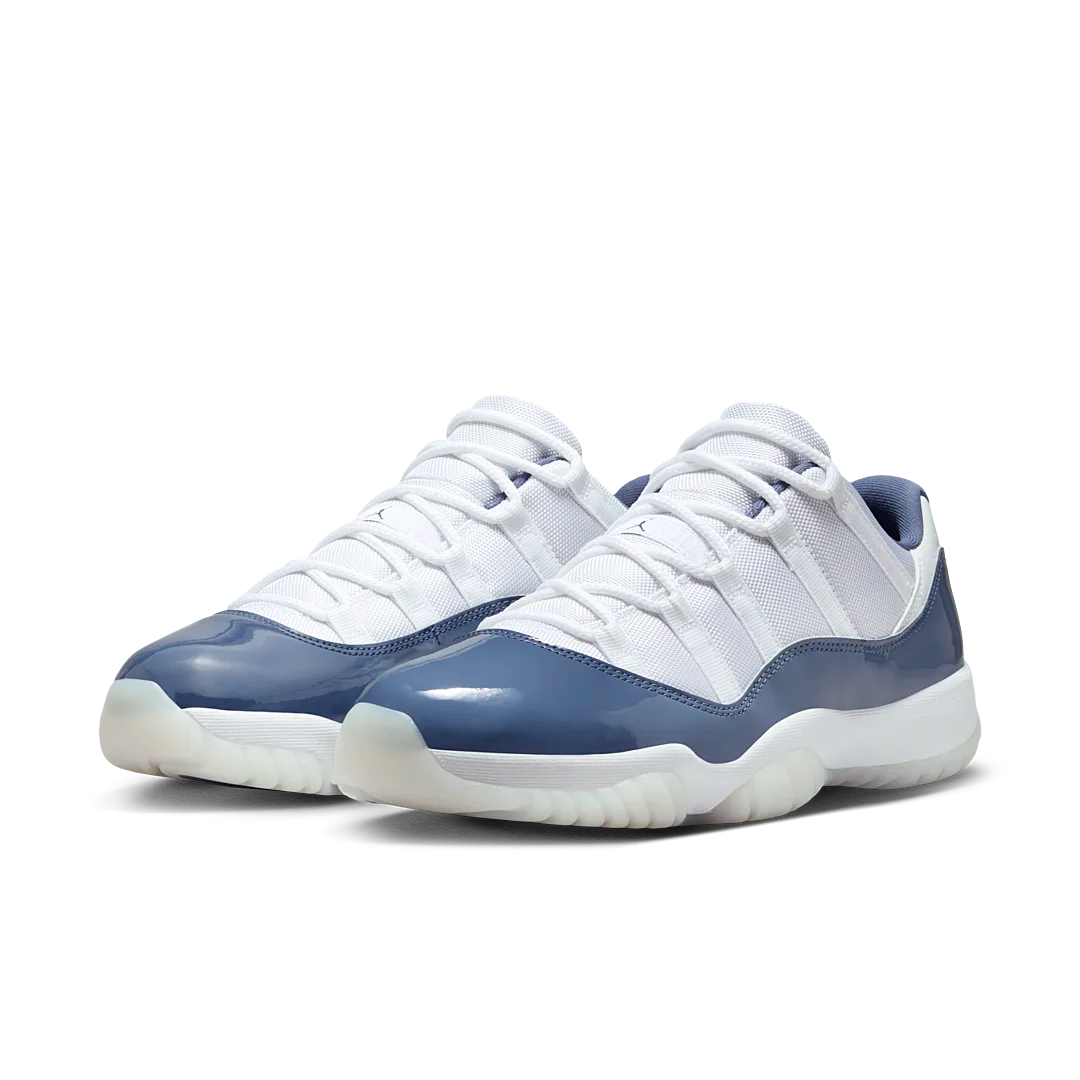 Air Jordan 11 Retro Low Diffused Blue, White/Midnight Navy/Diffused Blue/Football Grey (FV5121-104 / FQ7720-103)