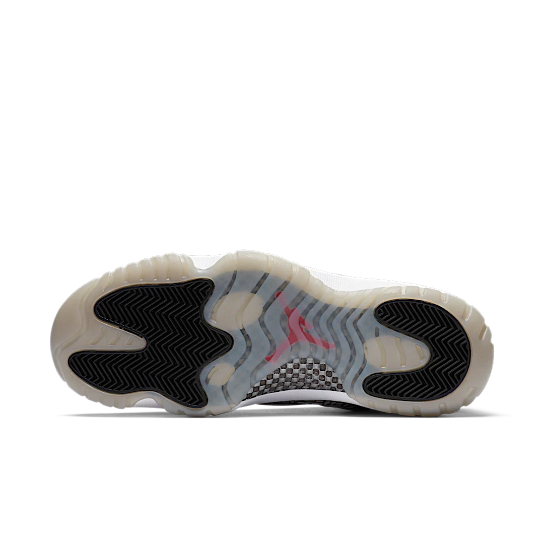 Air Jordan 11 Retro Low IE Black Cement, Black/Fire Red-Cement Grey-White (919712-006)