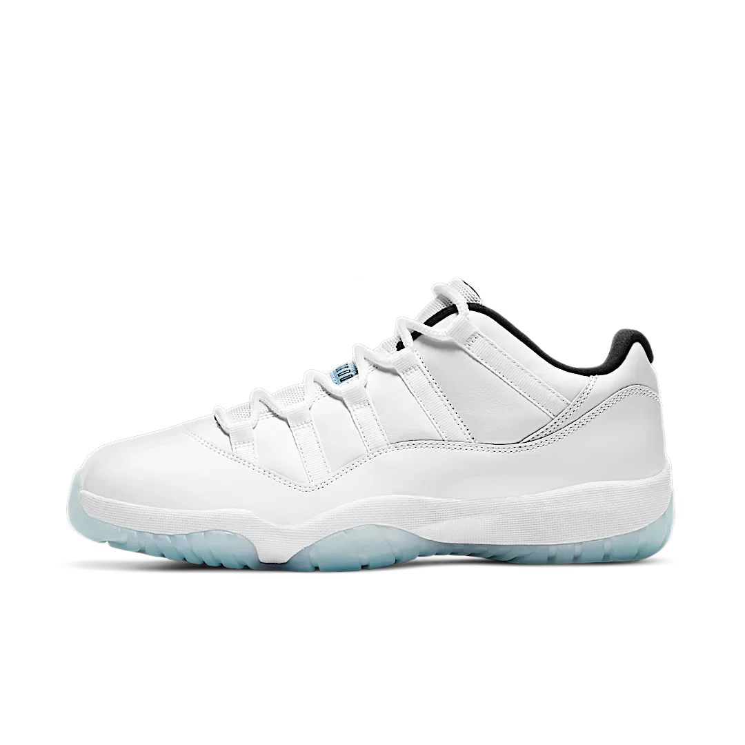 Air Jordan 11 Retro Low Legend Blue, White/White-Black-Legend Blue (AV2187-117 / 528896-117)