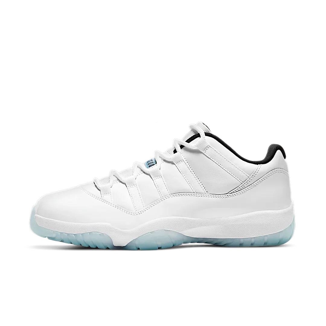 Air Jordan 11 Retro Low Legend Blue, White/White-Black-Legend Blue (AV2187-117 / 528896-117)