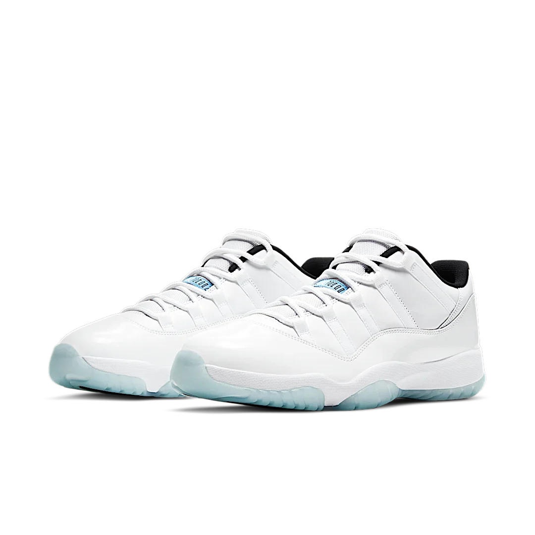 Air Jordan 11 Retro Low Legend Blue, White/White-Black-Legend Blue (AV2187-117 / 528896-117)