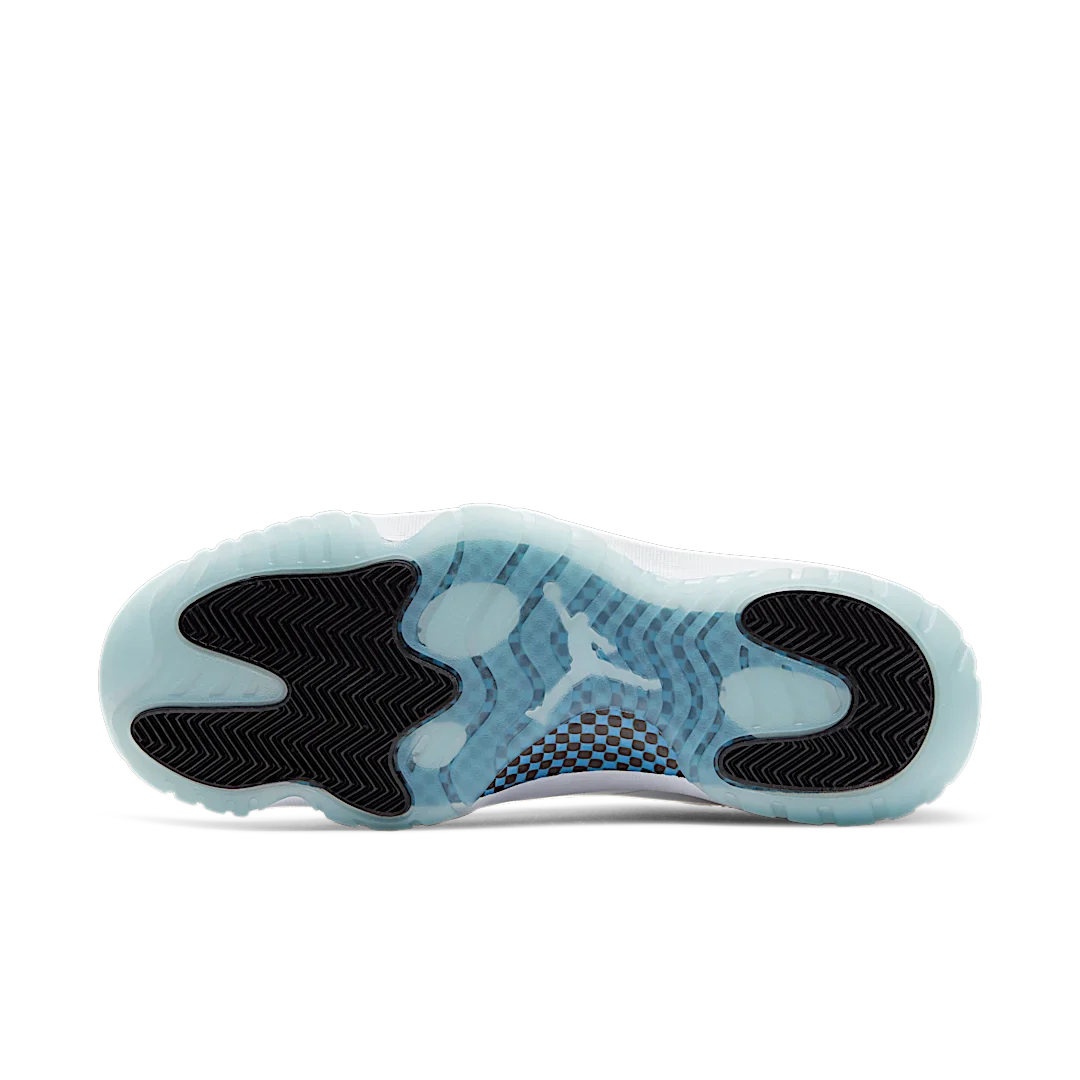 Air Jordan 11 Retro Low Legend Blue, White/White-Black-Legend Blue (AV2187-117 / 528896-117)