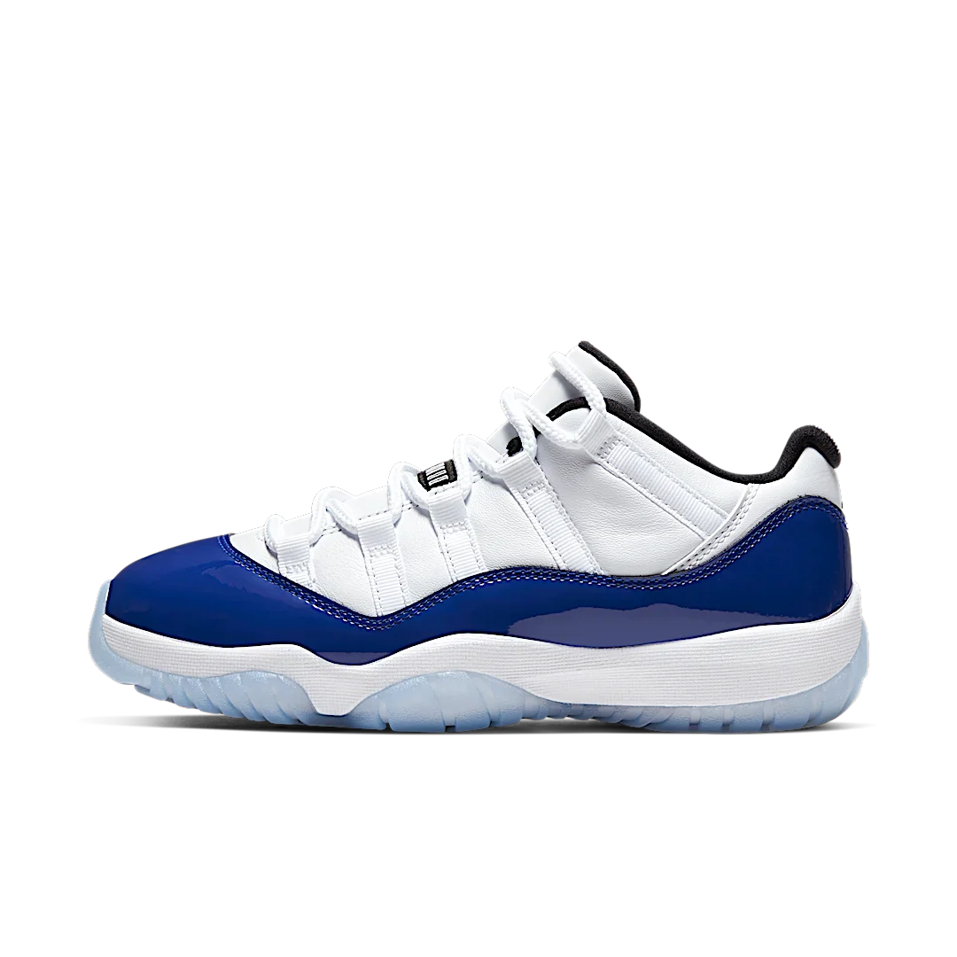 Air Jordan 11 Retro Low White Concord, White/Black-Concord (AH7860-100)