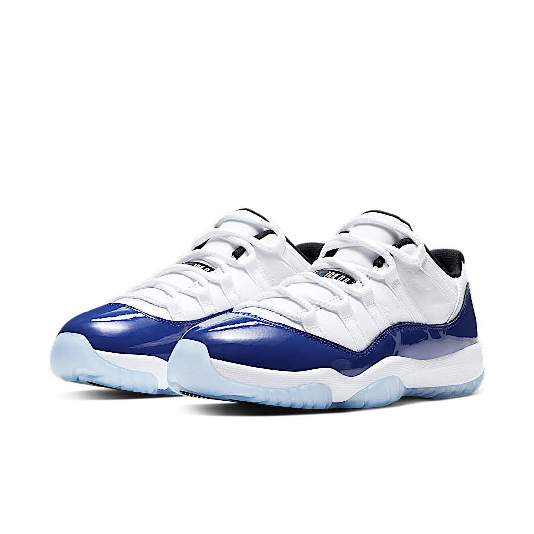 Air Jordan 11 Retro Low White Concord, White/Black-Concord (AH7860-100)