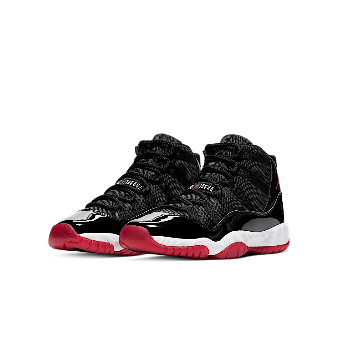 Air Jordan 11 Retro Playoffs Bred (2019), Black/White-Varsity Red (378038-061)