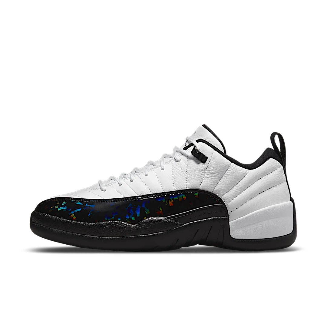 Air Jordan 12 Low 25 Years In China, White/Black (DO8726-100)