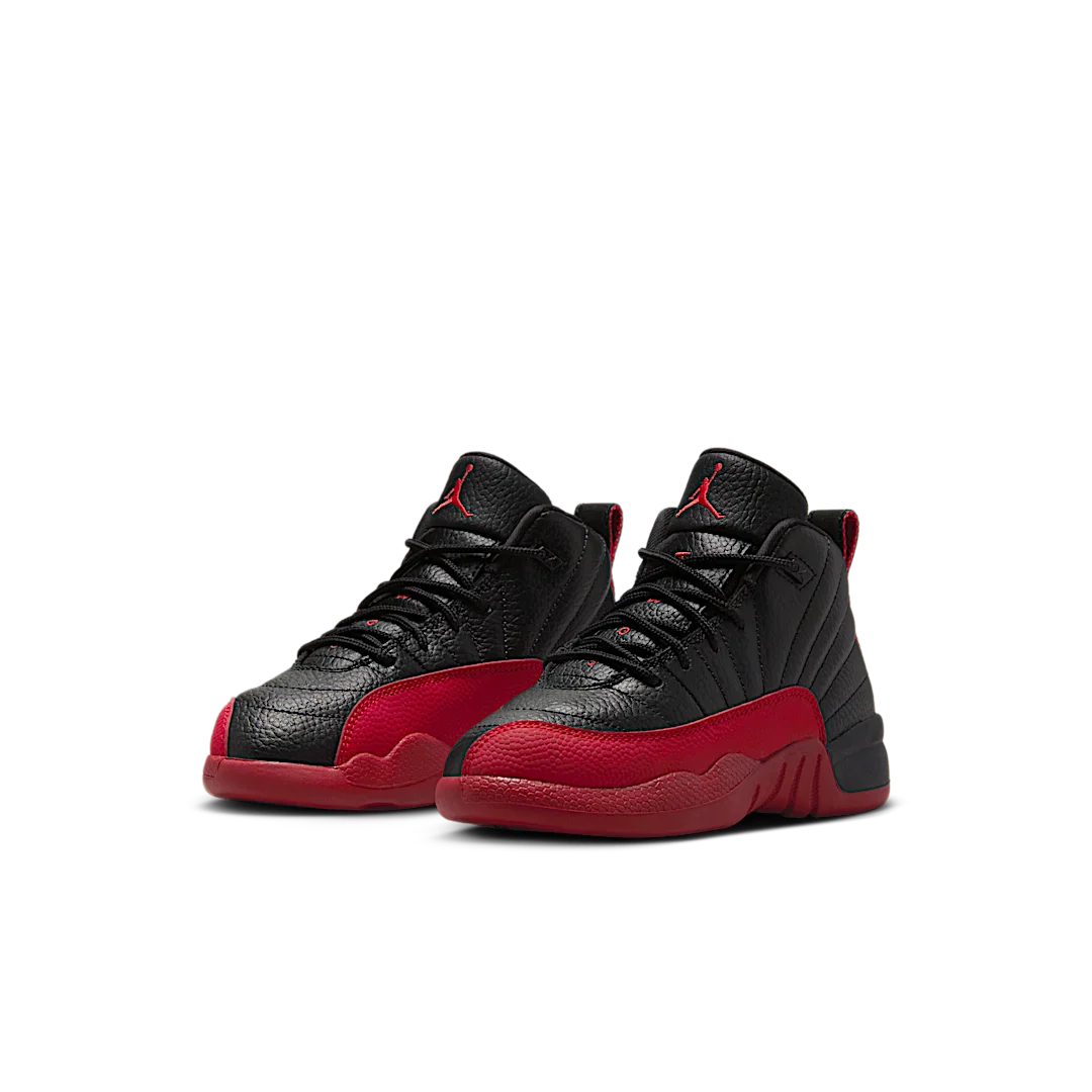 Air Jordan 12 Retro Flu Game (2025) (PS), Black/Varsity Red (151186-002)