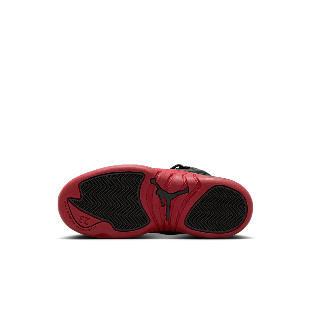 Air Jordan 12 Retro Flu Game (2025) (PS), Black/Varsity Red (151186-002)