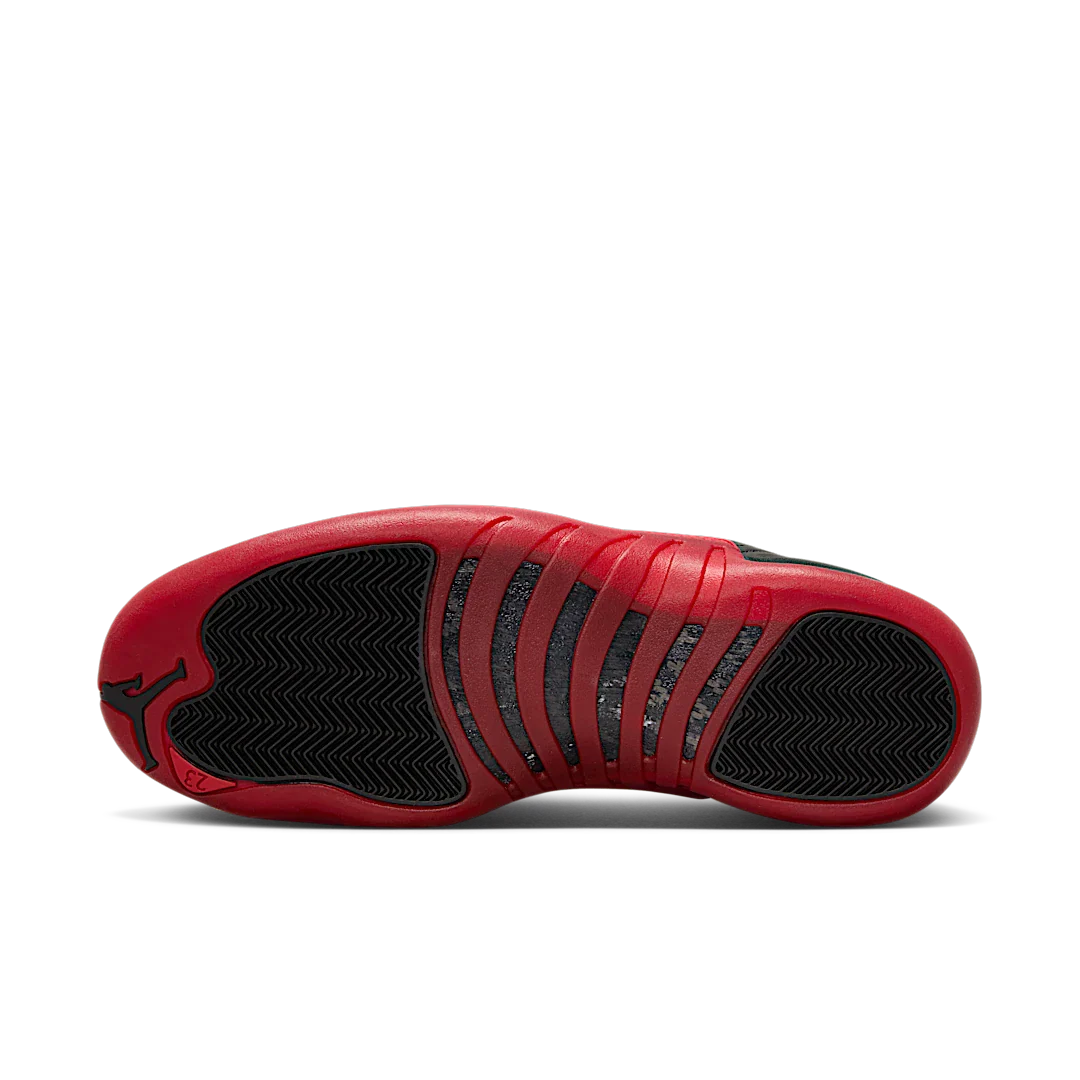 Air Jordan 12 Retro Flu Game (2025), Black/Varsity Red (CT8013-002 / 153265-002)