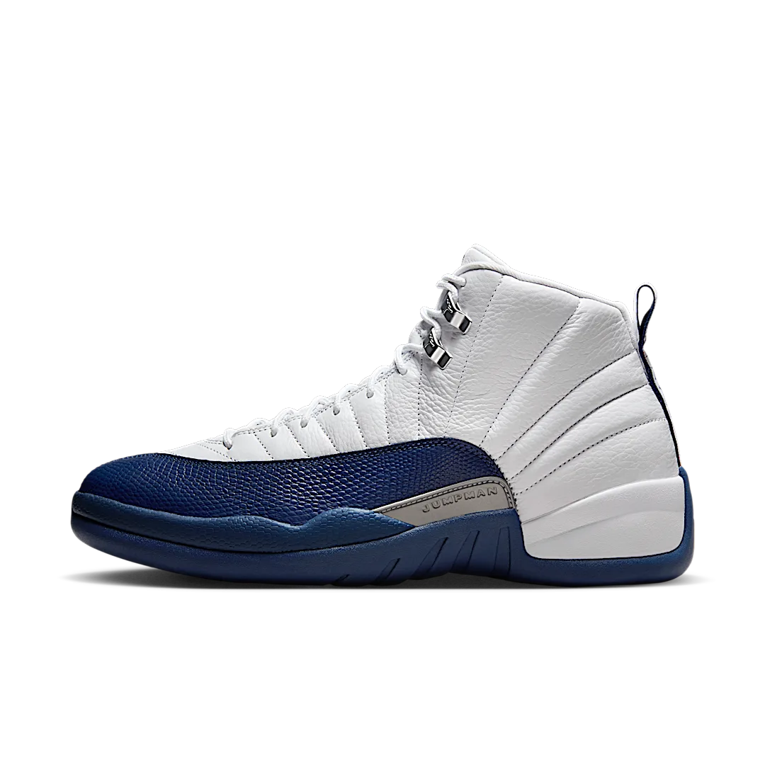 Air Jordan 12 Retro French Blue (2025), White/French Blue-Metallic Silver-Varsity Red (CT8013-114)