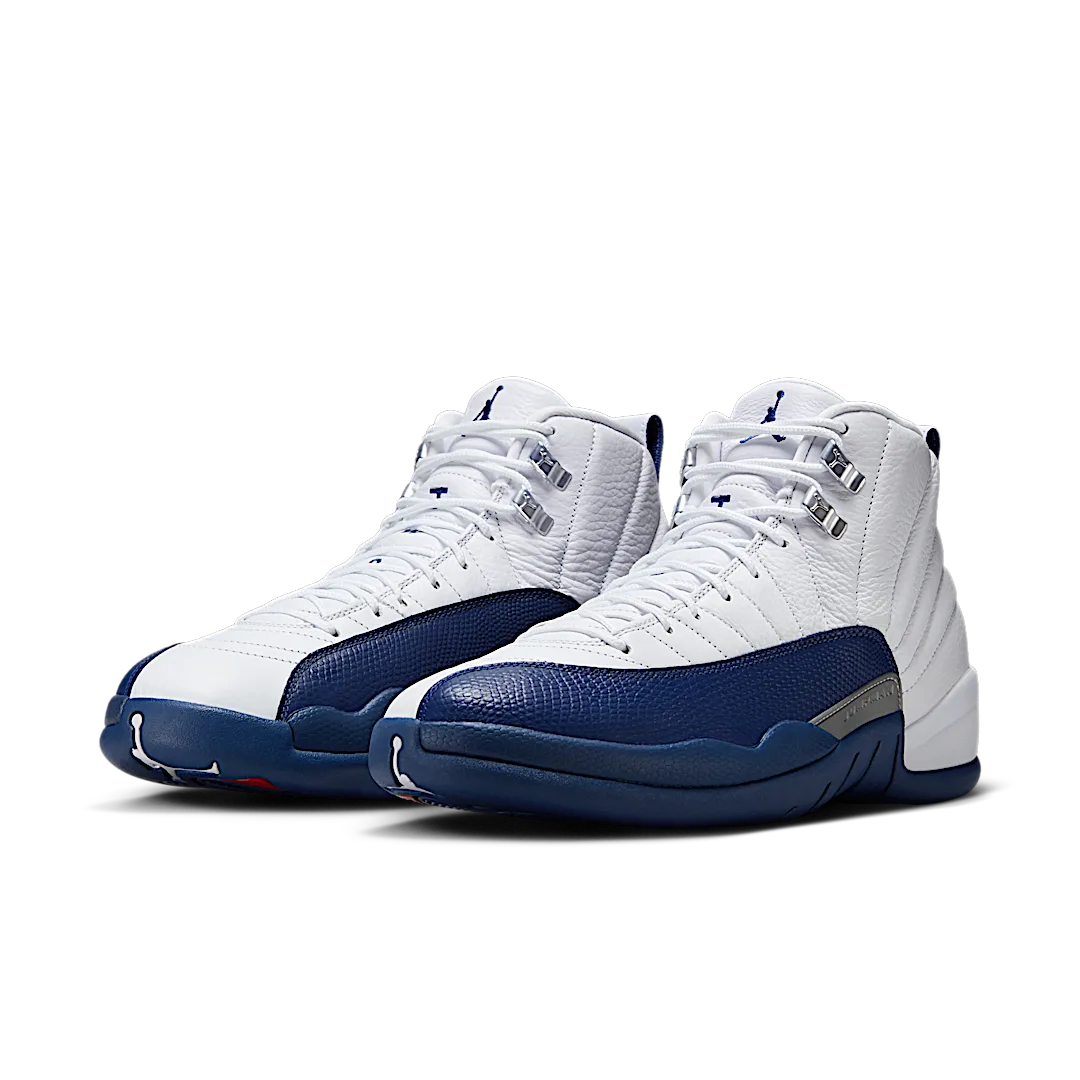 Air Jordan 12 Retro French Blue (2025), White/French Blue-Metallic Silver-Varsity Red (CT8013-114)