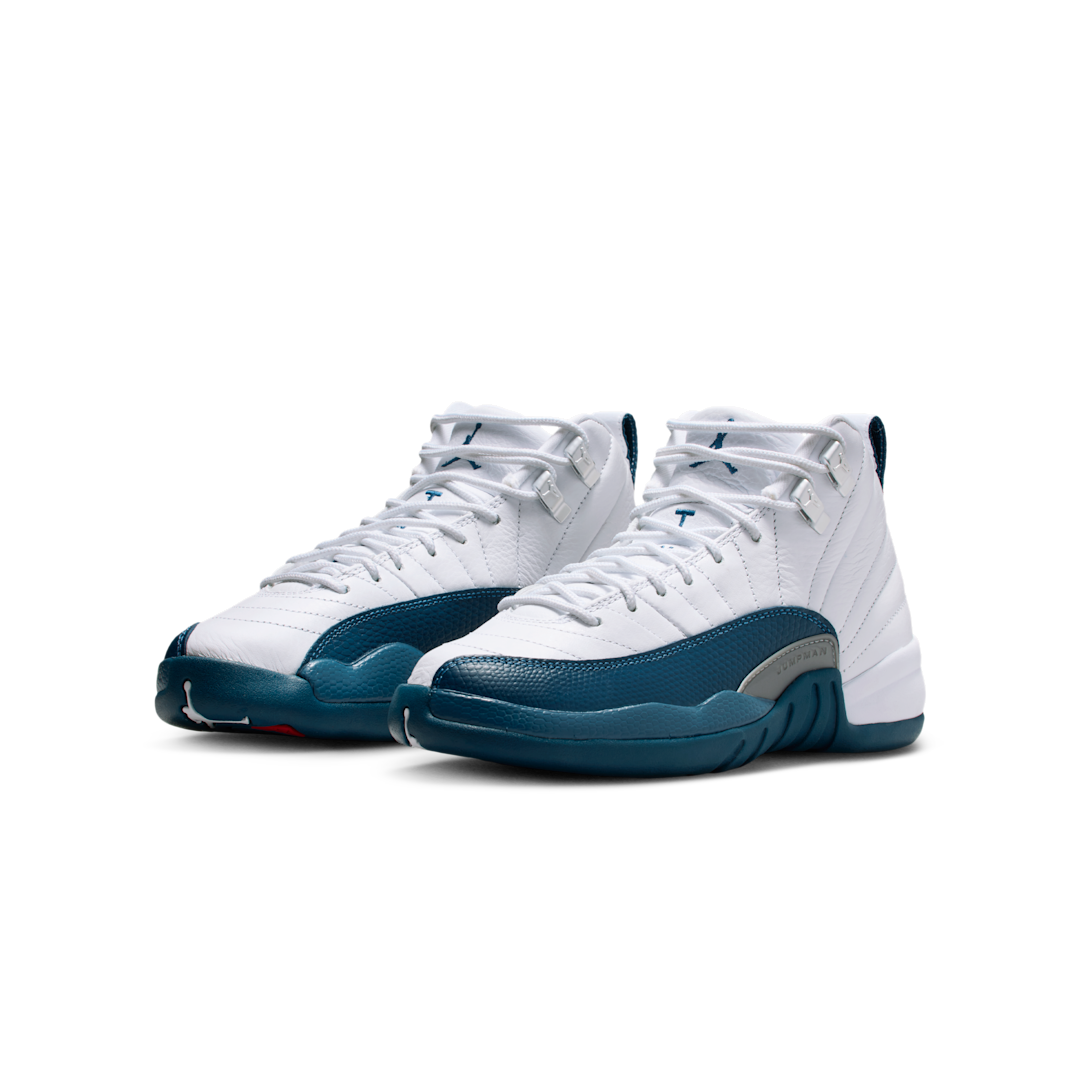 Air Jordan 12 Retro French Blue (2025), White/French Blue/Metallic Silver/Varsity Red (153265-114)