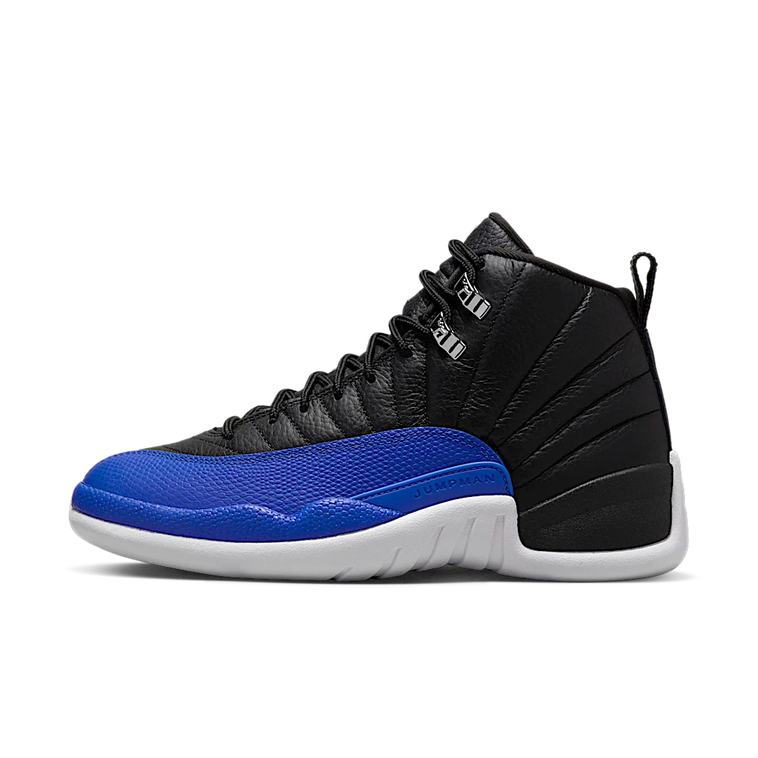 Air Jordan 12 Retro Hyper Royal, Black/Hyper Royal/Metallic Silver/White (AO6068-004)