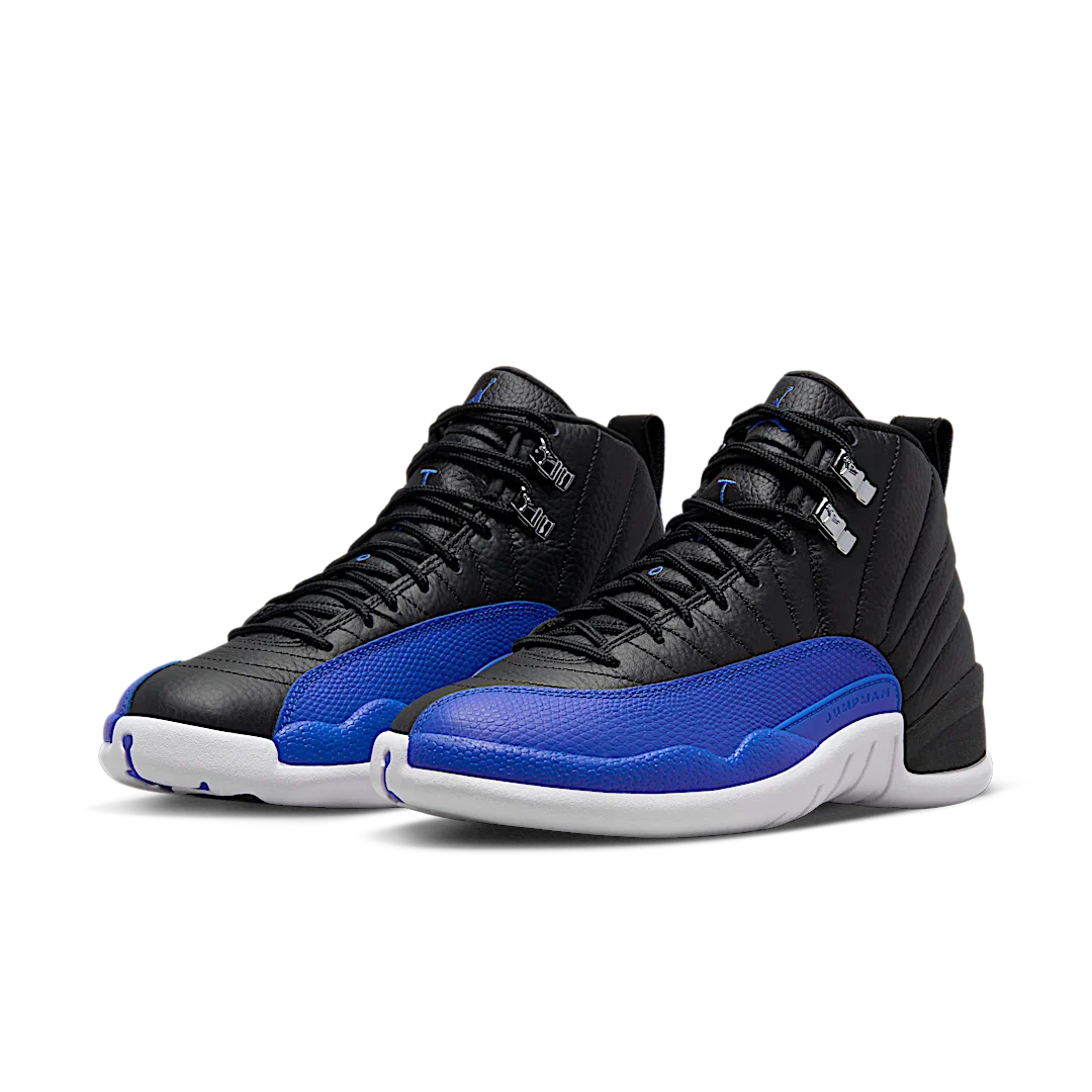 Air Jordan 12 Retro Hyper Royal, Black/Hyper Royal/Metallic Silver/White (AO6068-004)