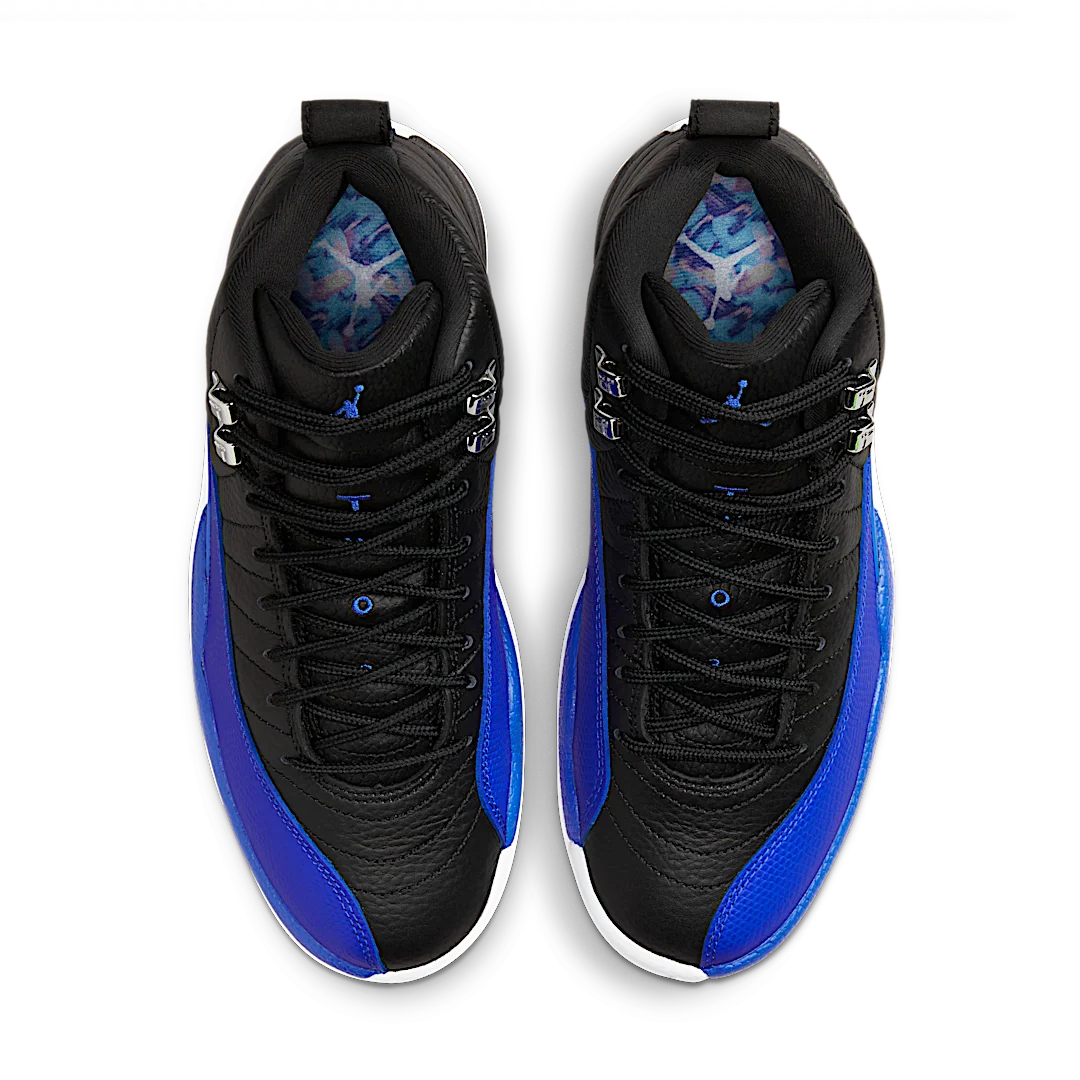 Air Jordan 12 Retro Hyper Royal, Black/Hyper Royal/Metallic Silver/White (AO6068-004)